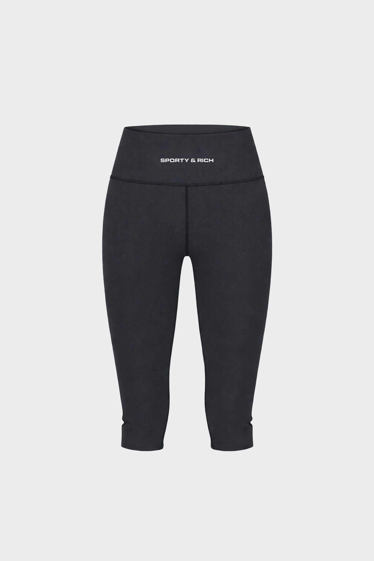 Aspen Bold Logo Sports Capri Black | Sporty & Rich at Désordre