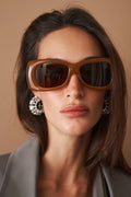 Rectangle Howl Yellow Sunglasses - DÉSORDRE