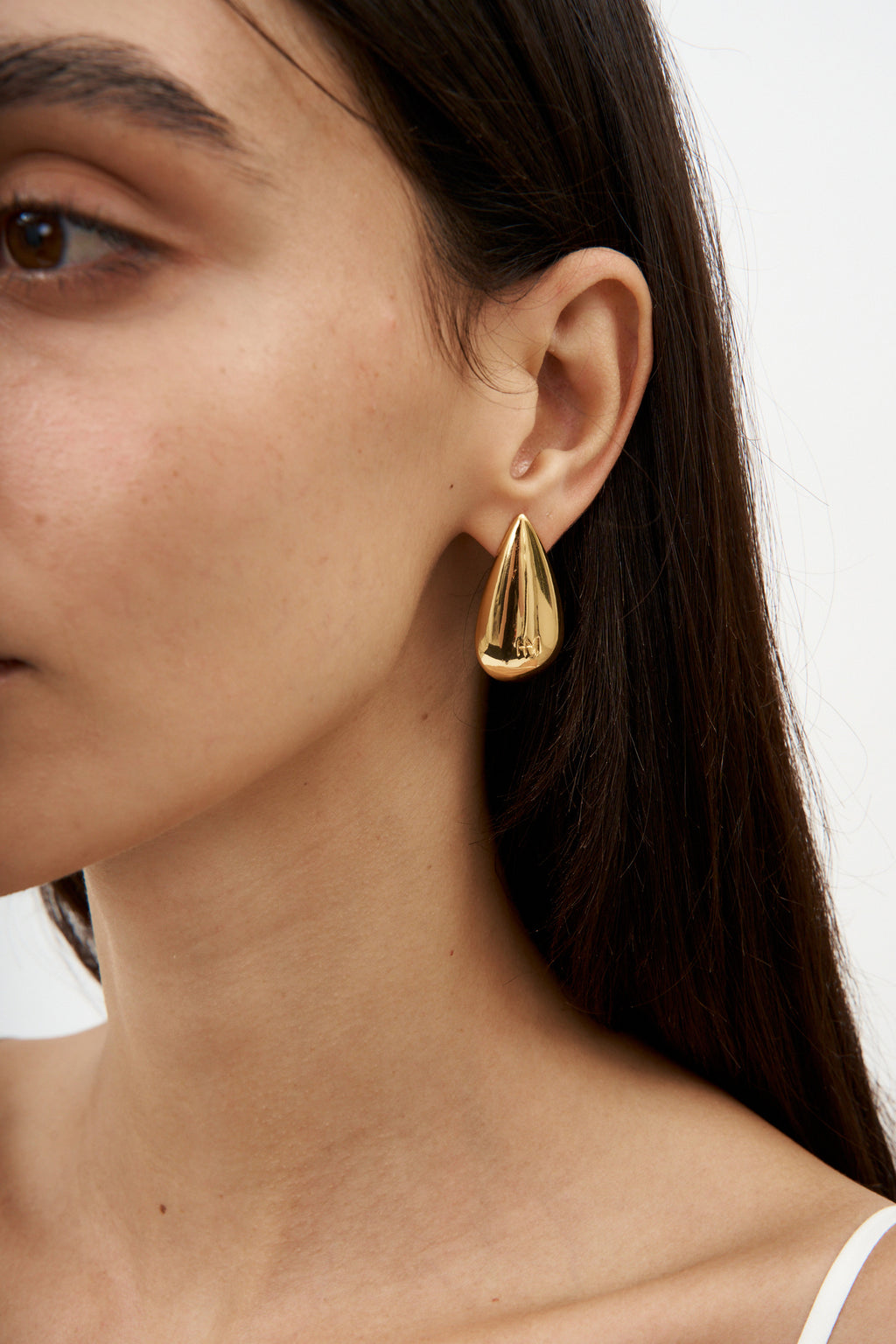 Raindrop Gold Earrings