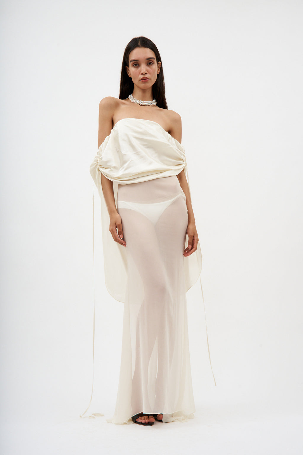 Morning Star Cream Gown