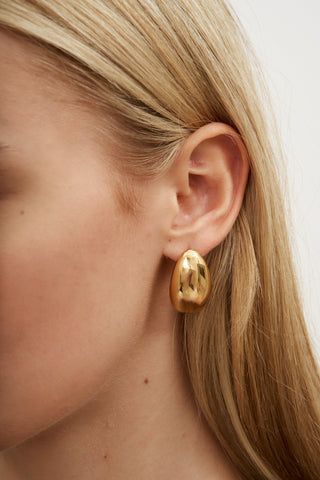 Bean Gold Earrings
