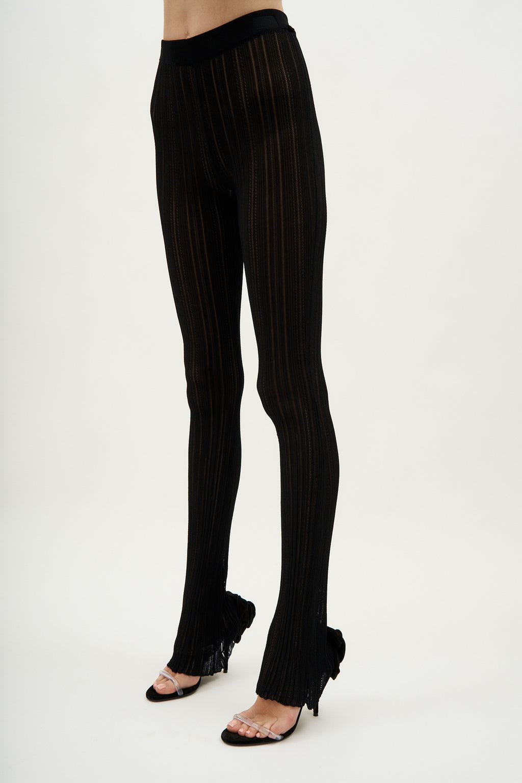 Giulio Black Knit Trousers