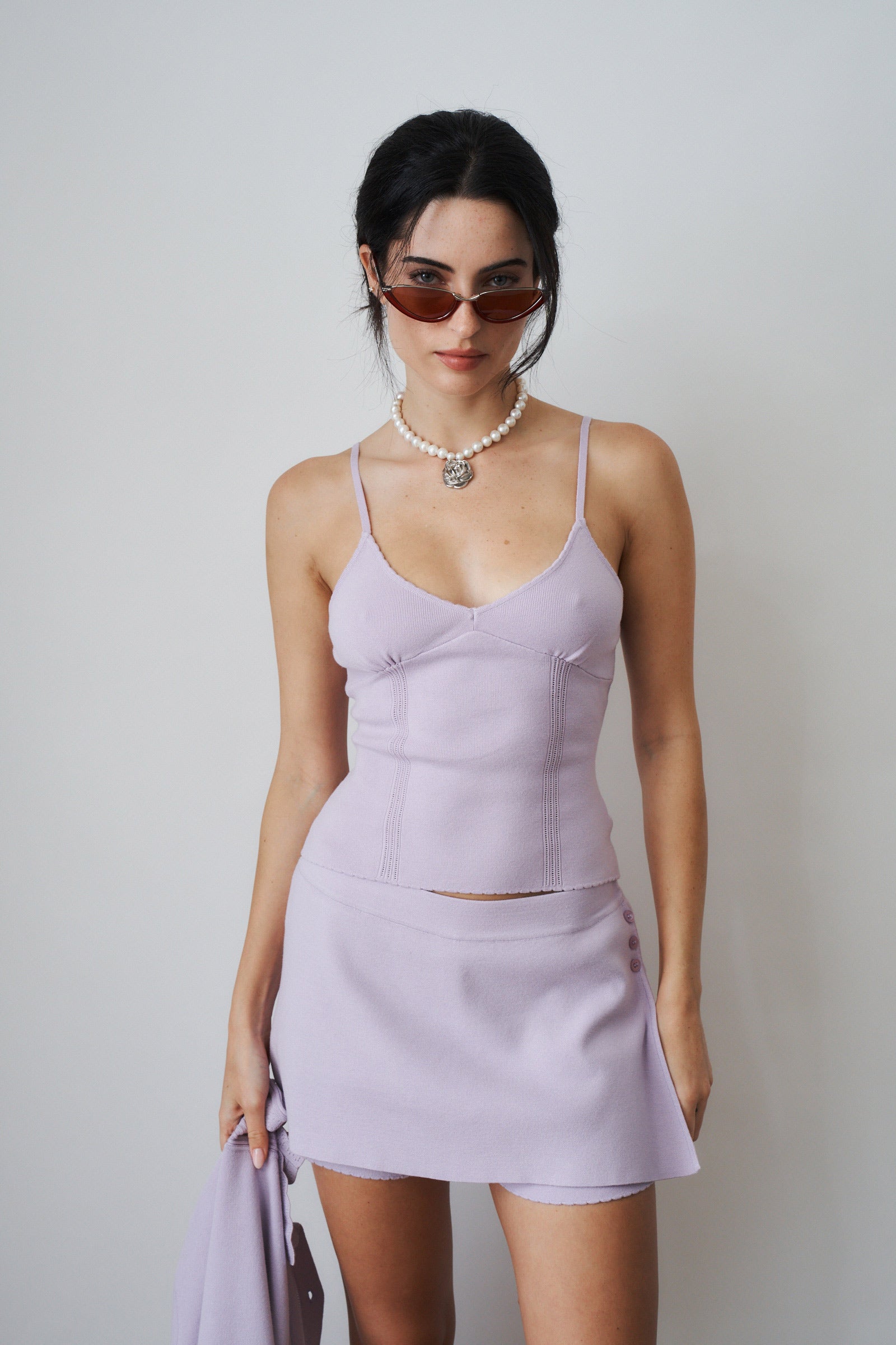 Carrie Shorts Purple