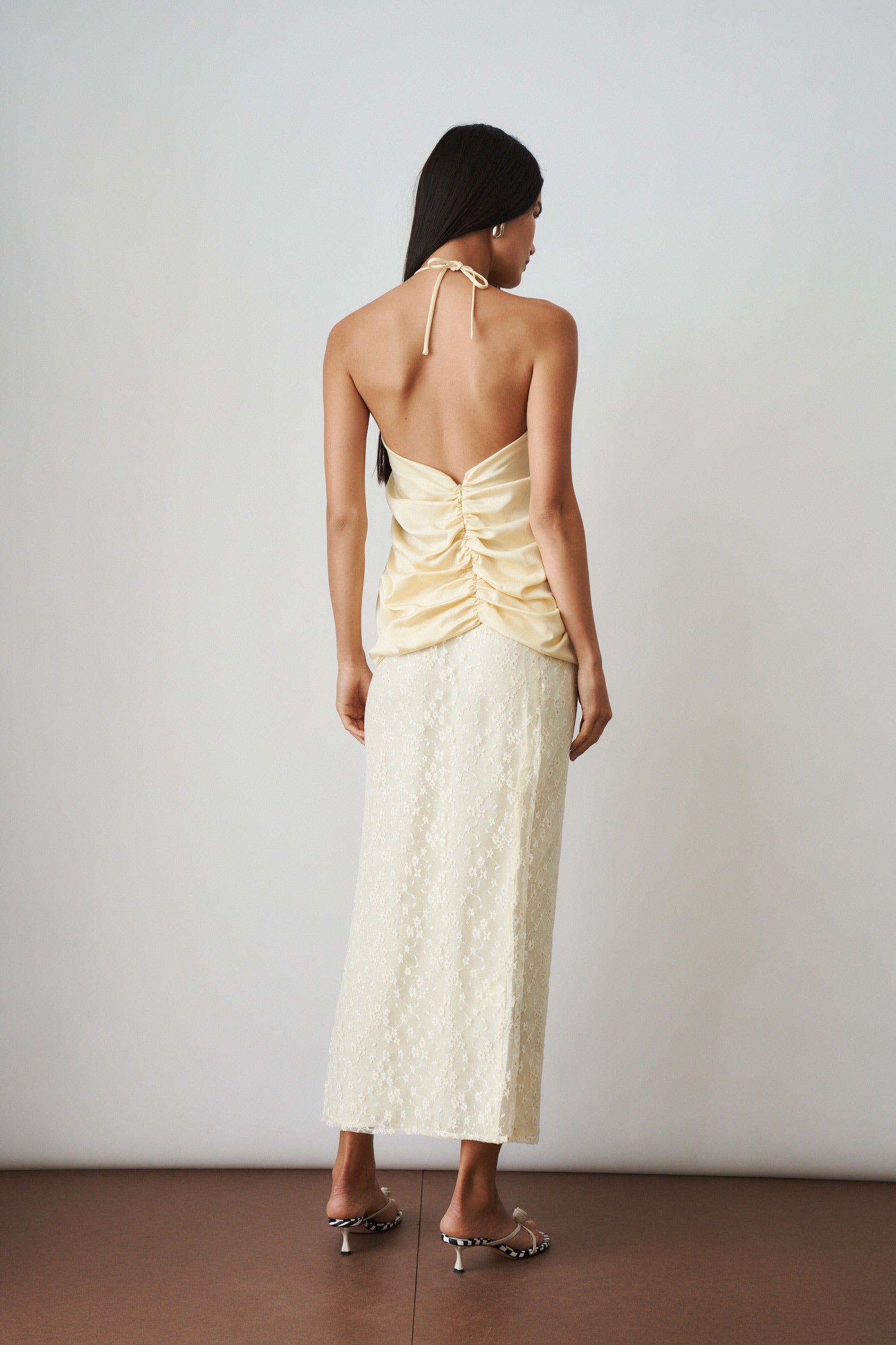 Hazel Sequin Lace Skirt