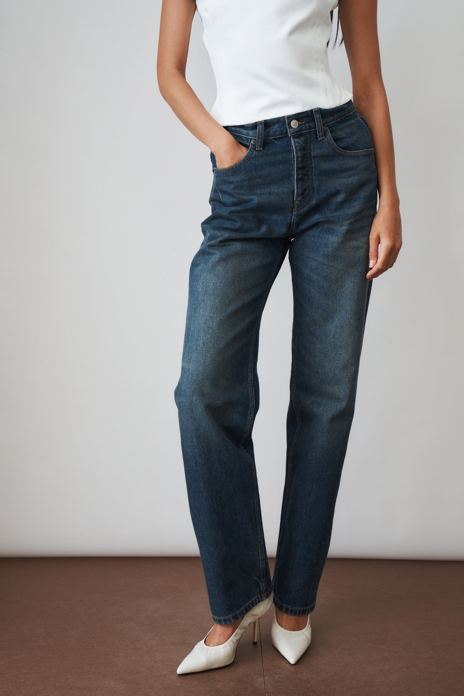 Baggy Jeans Green Wash