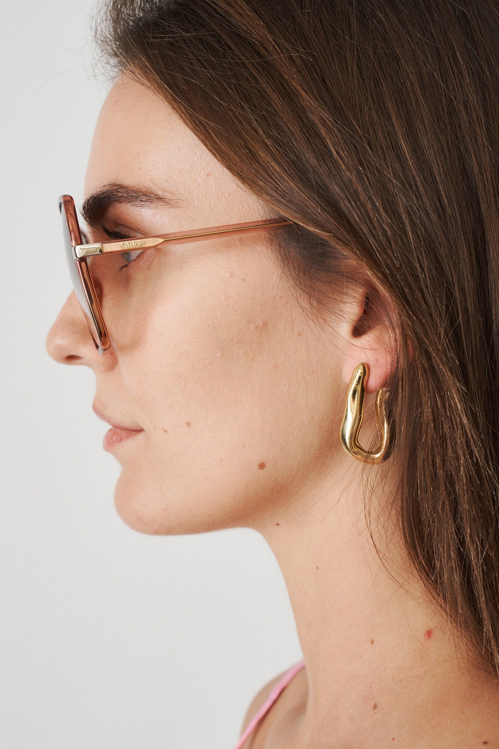 Geometric Frame Sunglasses