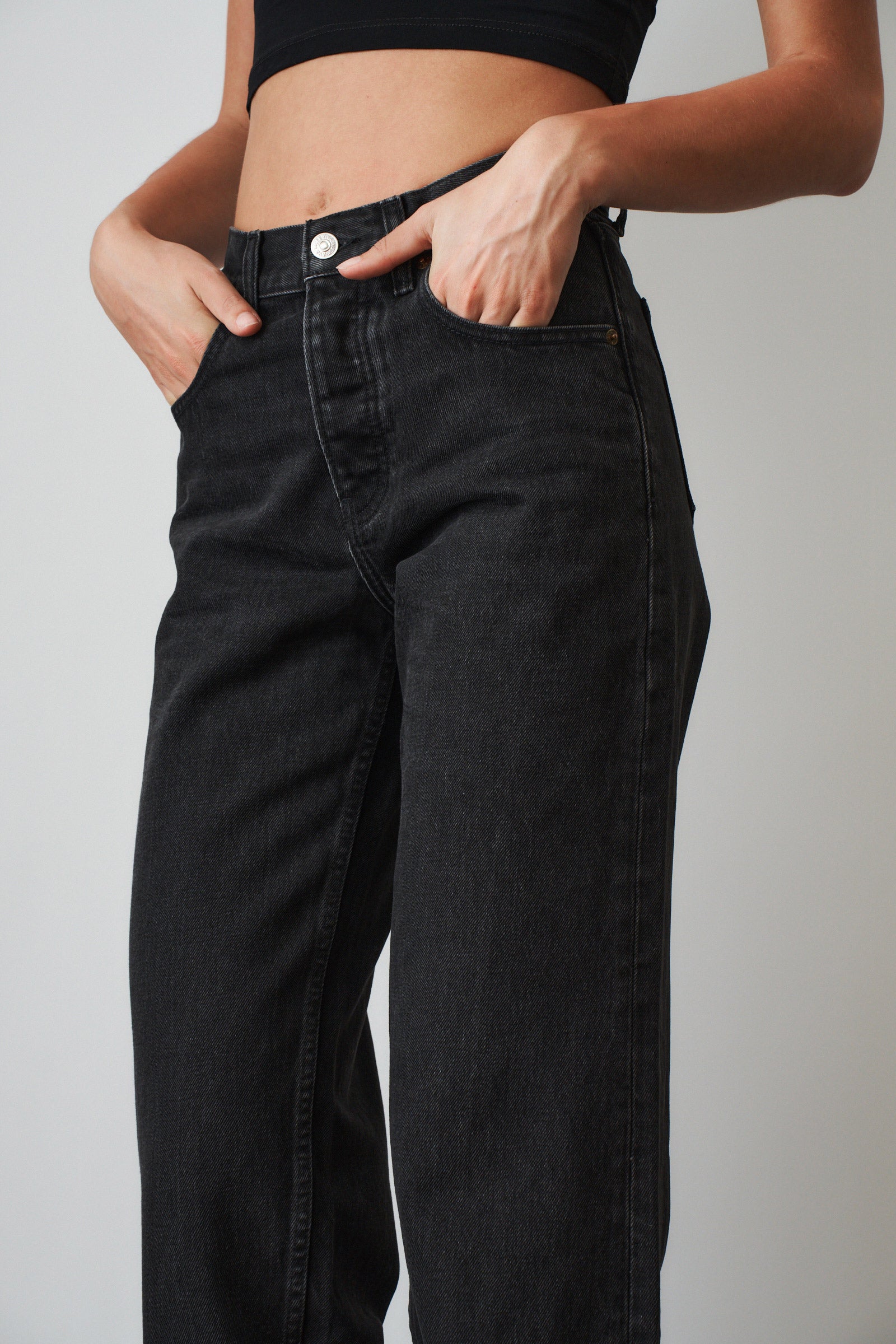 Baggy Jeans Black Wash