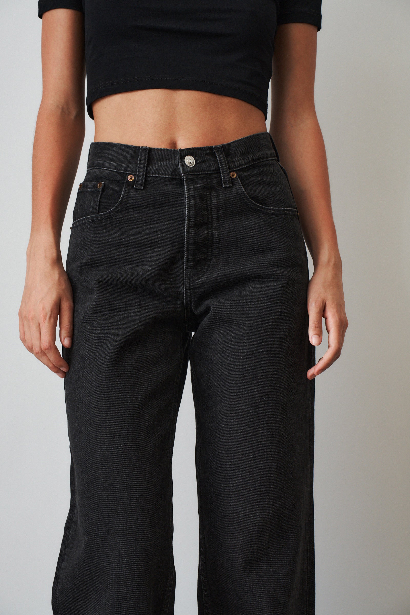 Baggy Jeans Black Wash