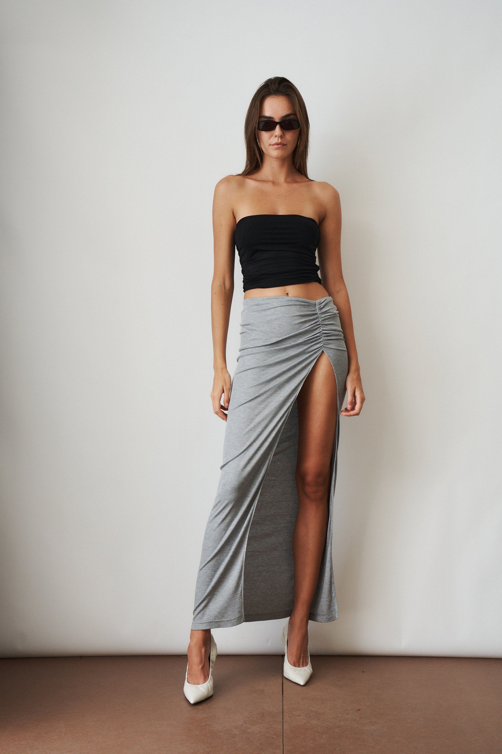 Helena Grey Skirt