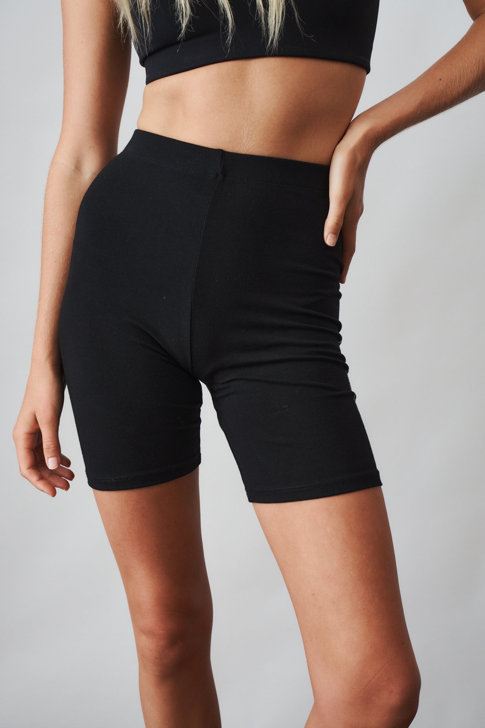 Athletic Club Biker Short Black