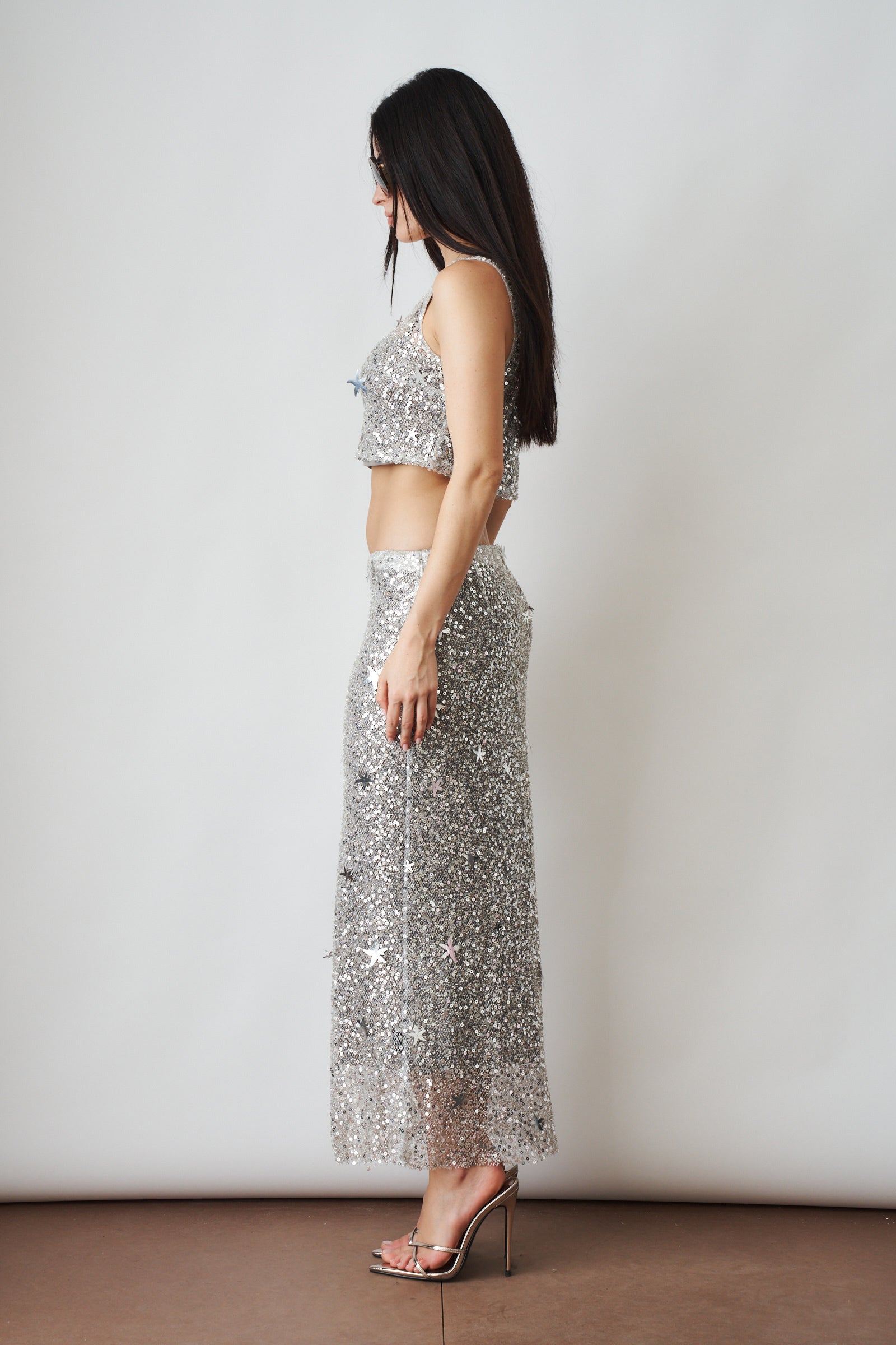 Rena Skirt Silver