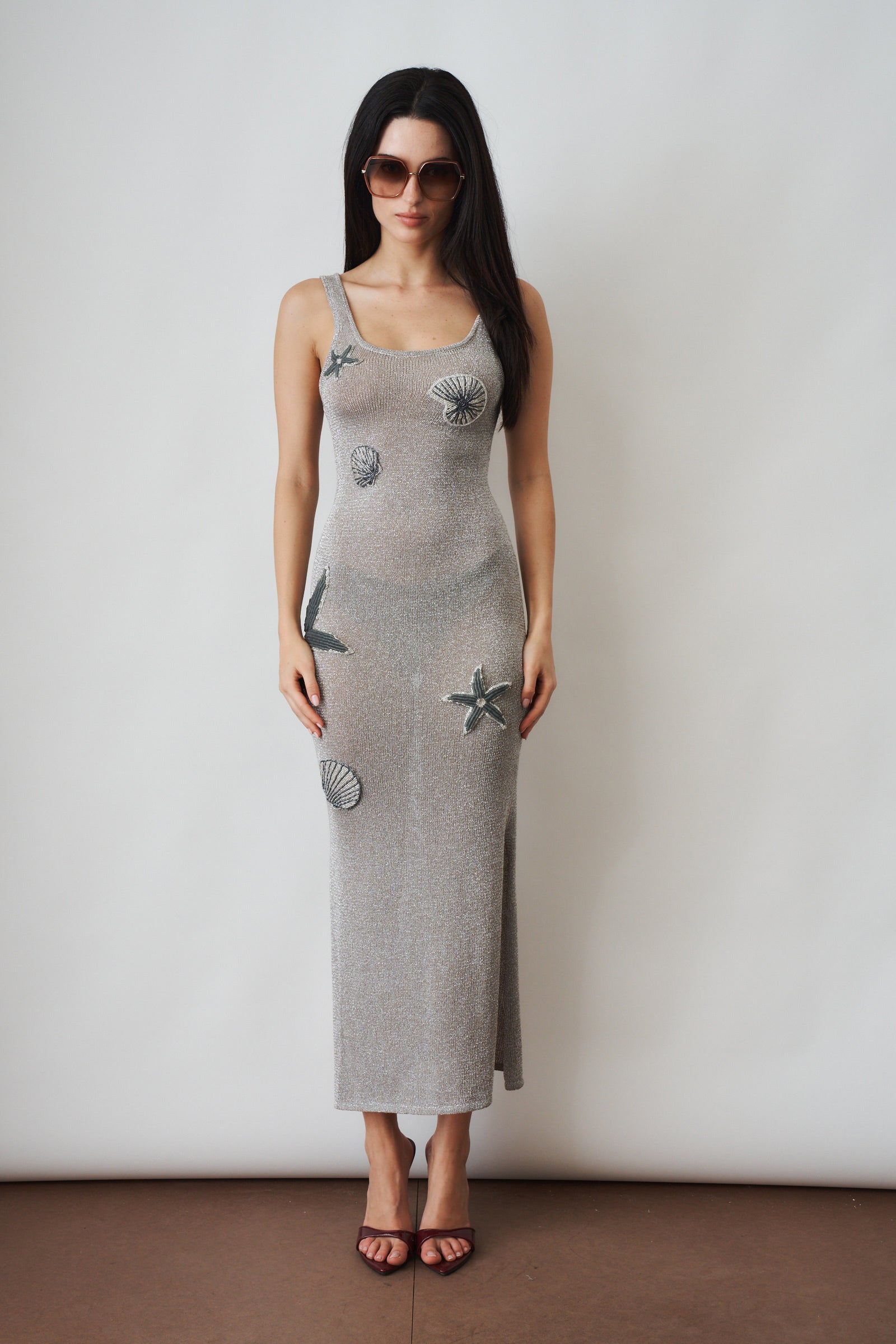 Roselle Dress Silver