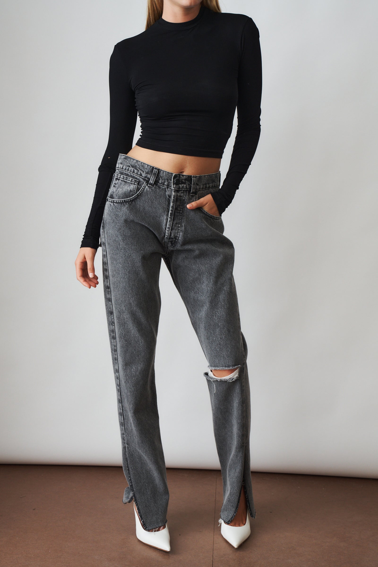 Evora Grey Jeans