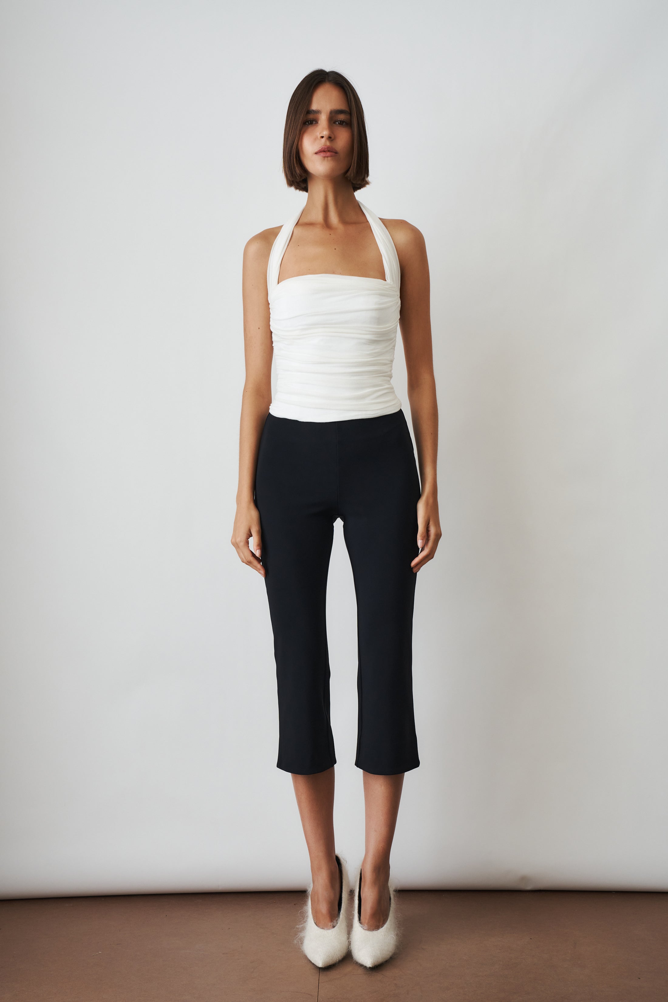 Silver Screen Halter Top