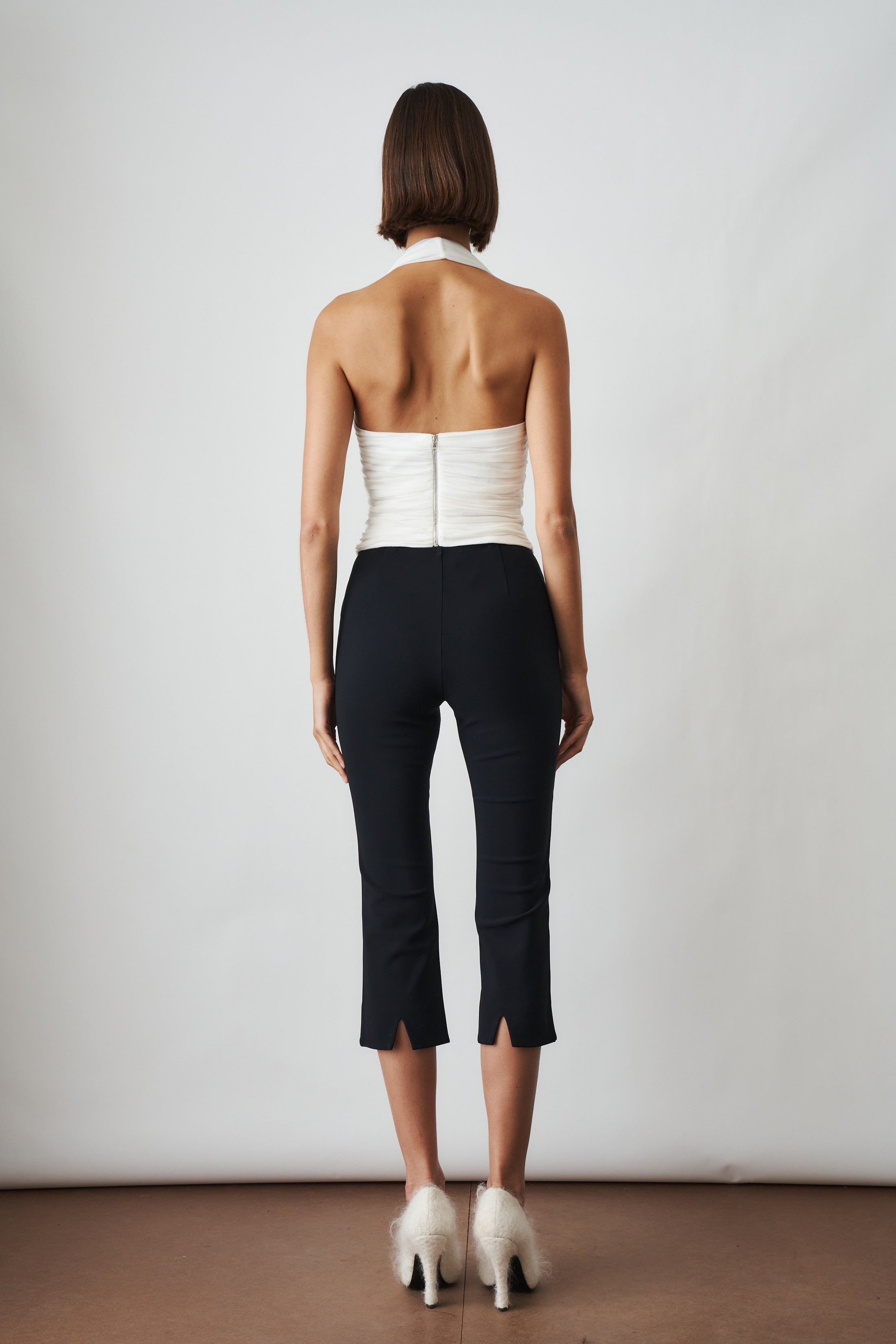 Silver Screen Halter Top