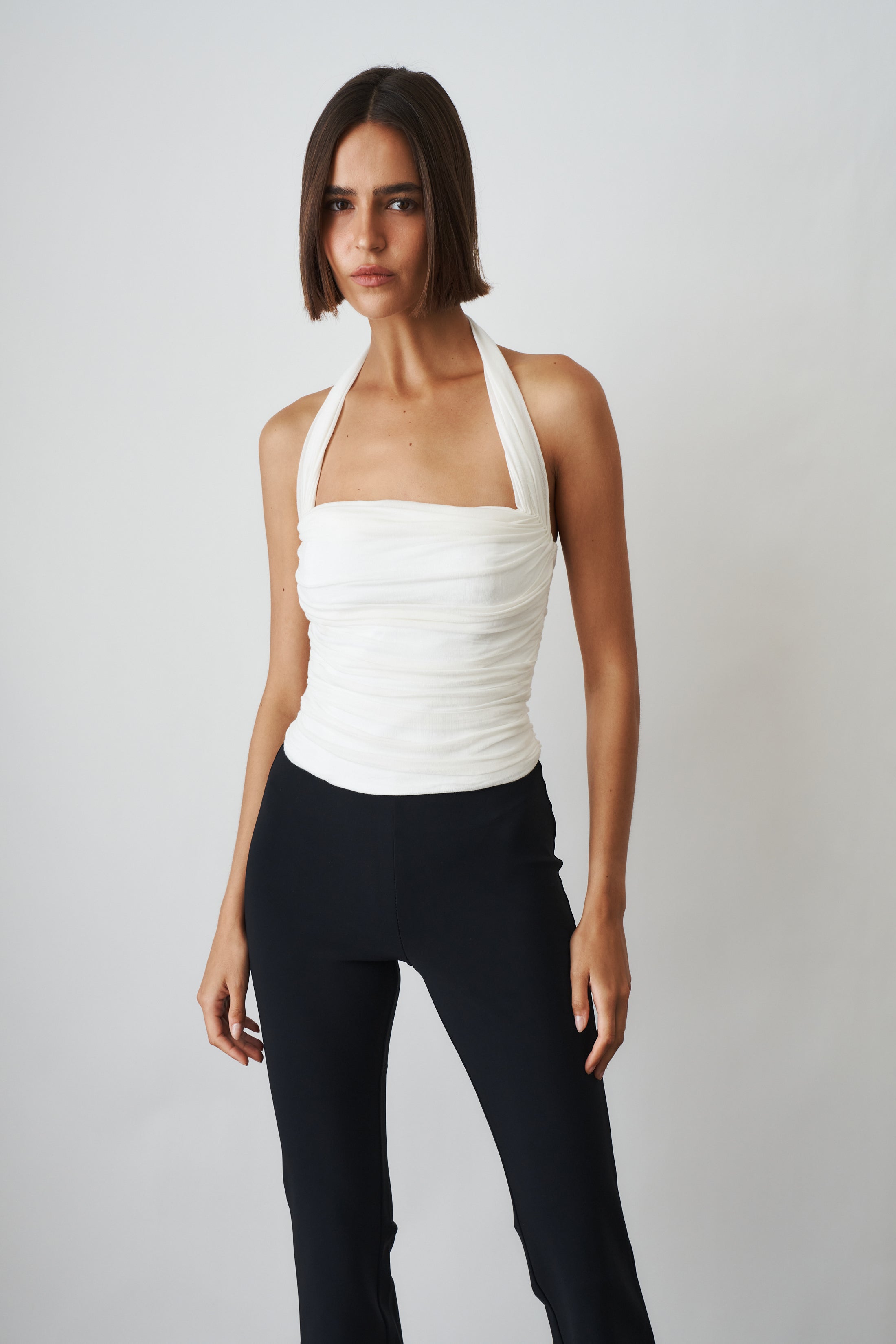 Silver Screen Halter Top