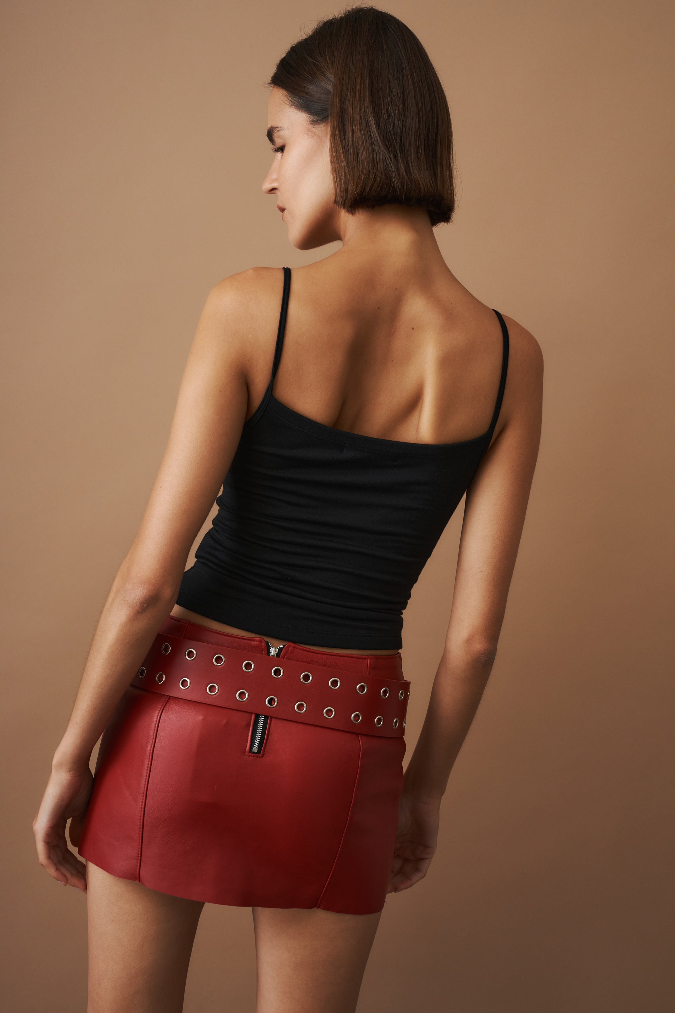 Christina Cena Skirt Red