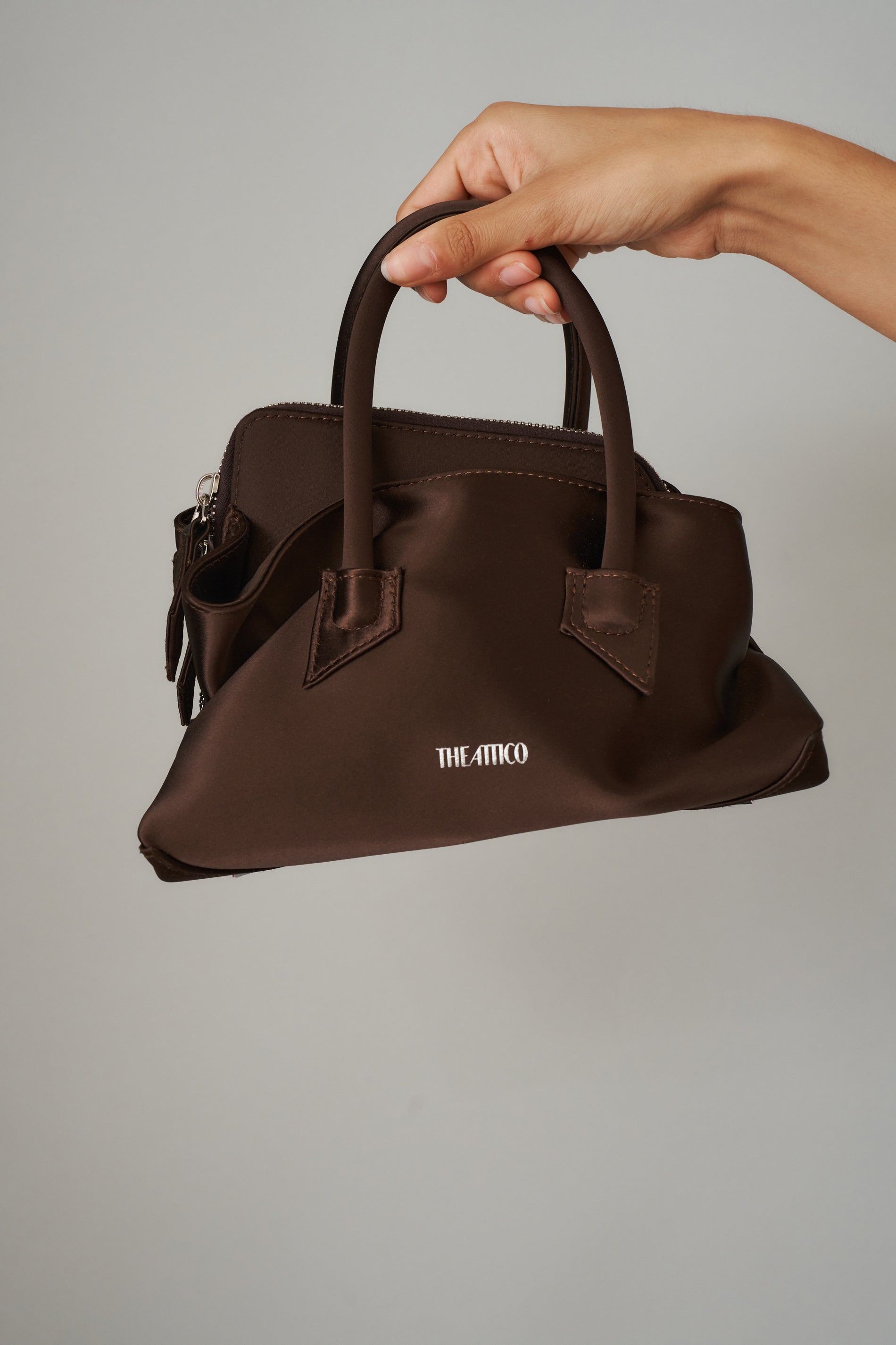 La Passeggiata Mini Dark Brown Top Handle