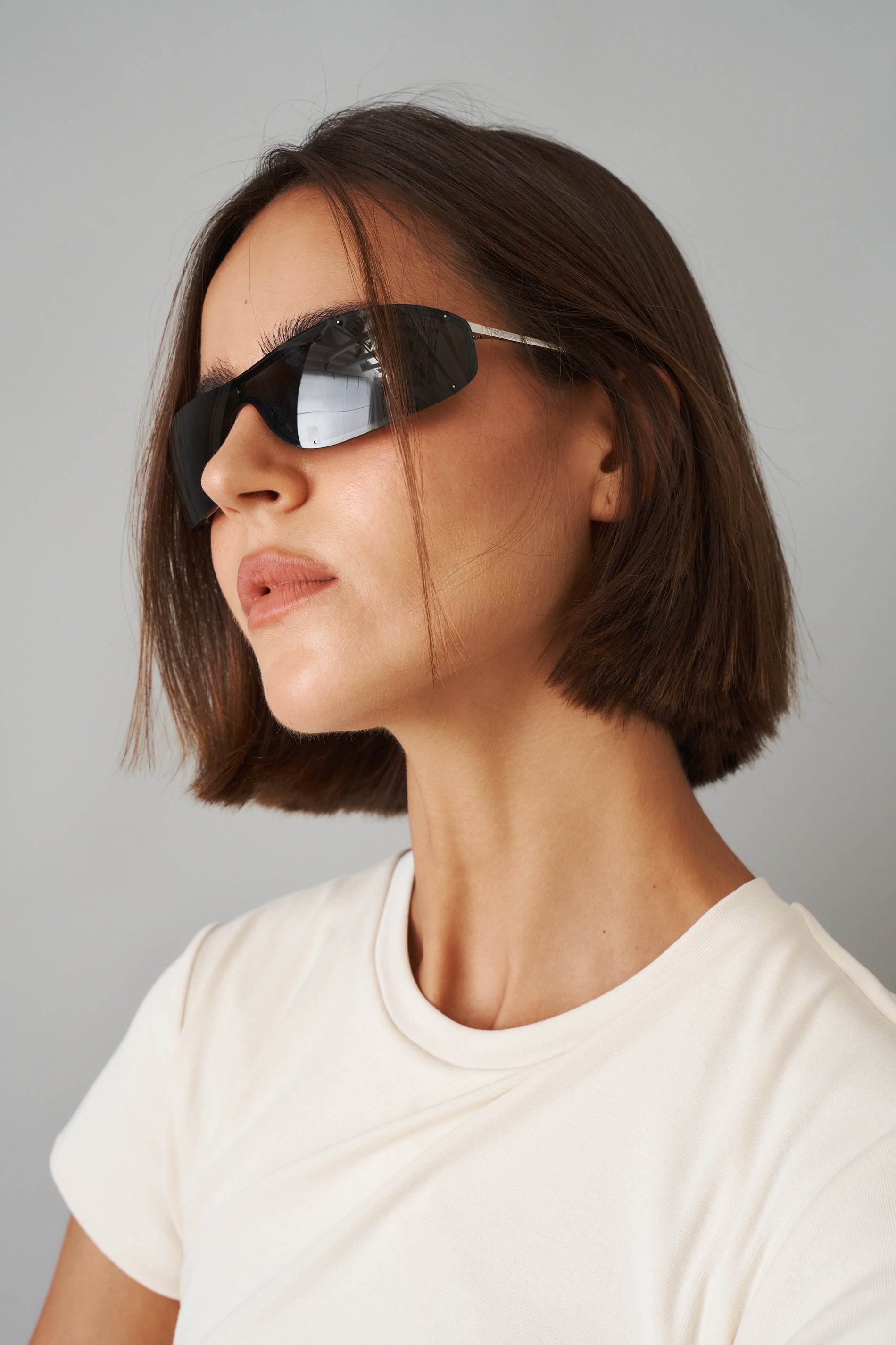 Wrap Around Black Sunglasses