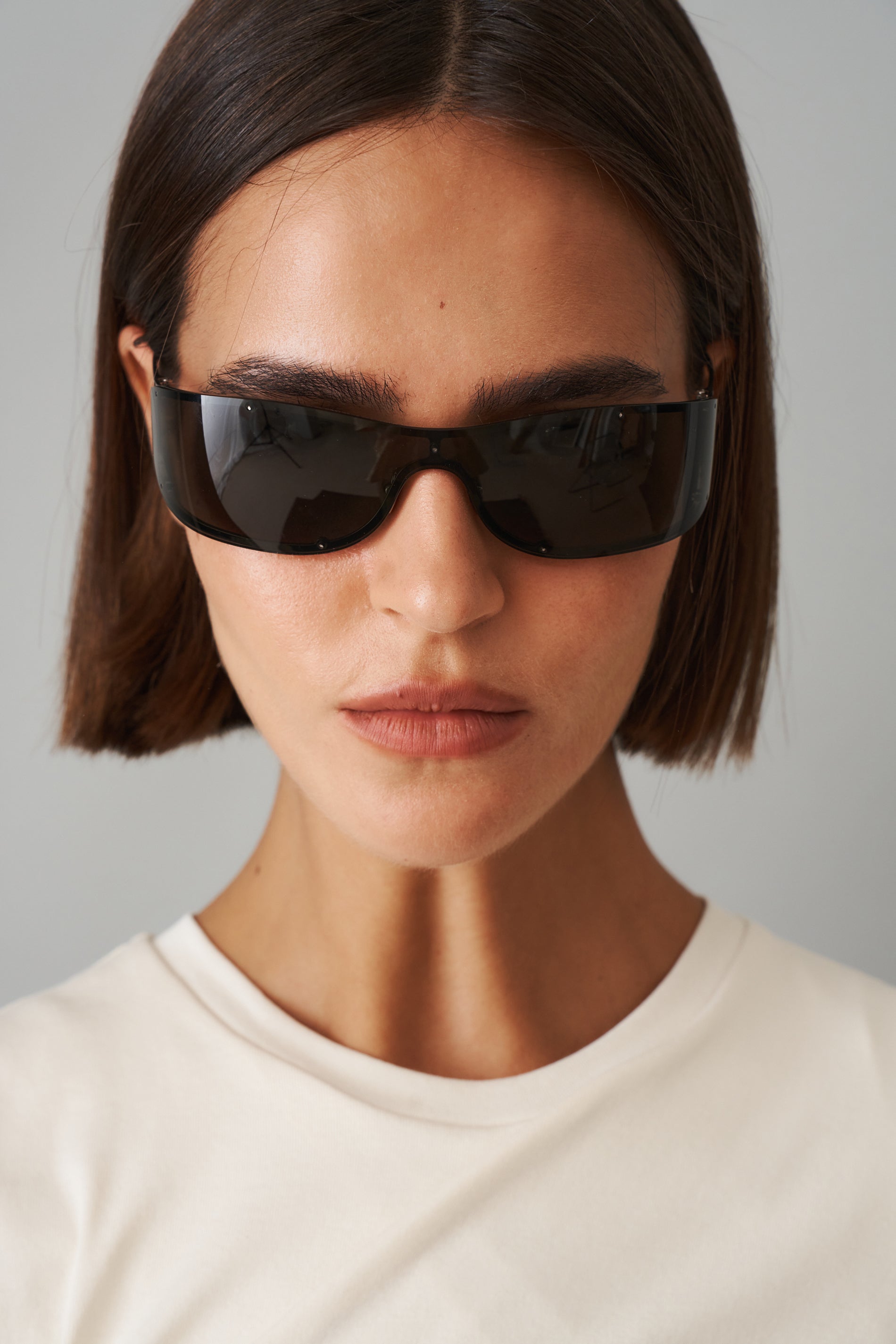 Wrap Around Black Sunglasses