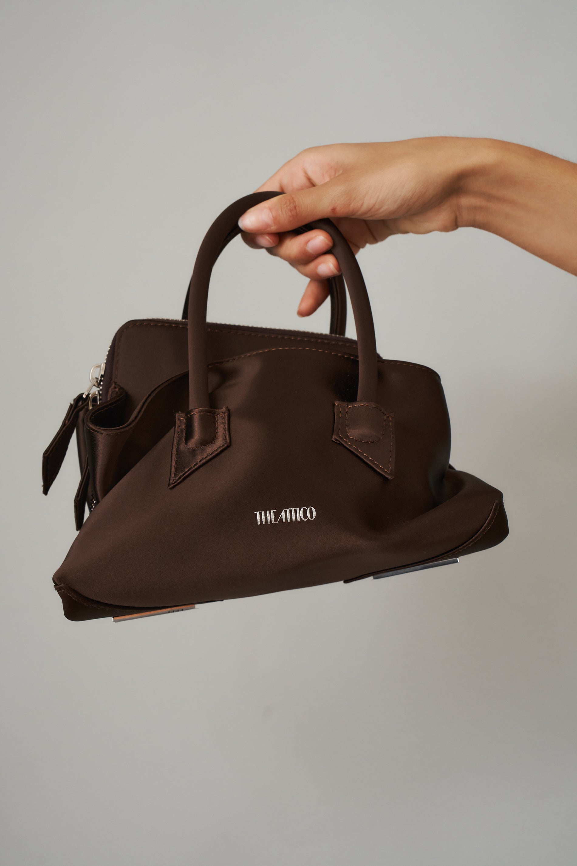 La Passeggiata Mini Dark Brown Top Handle