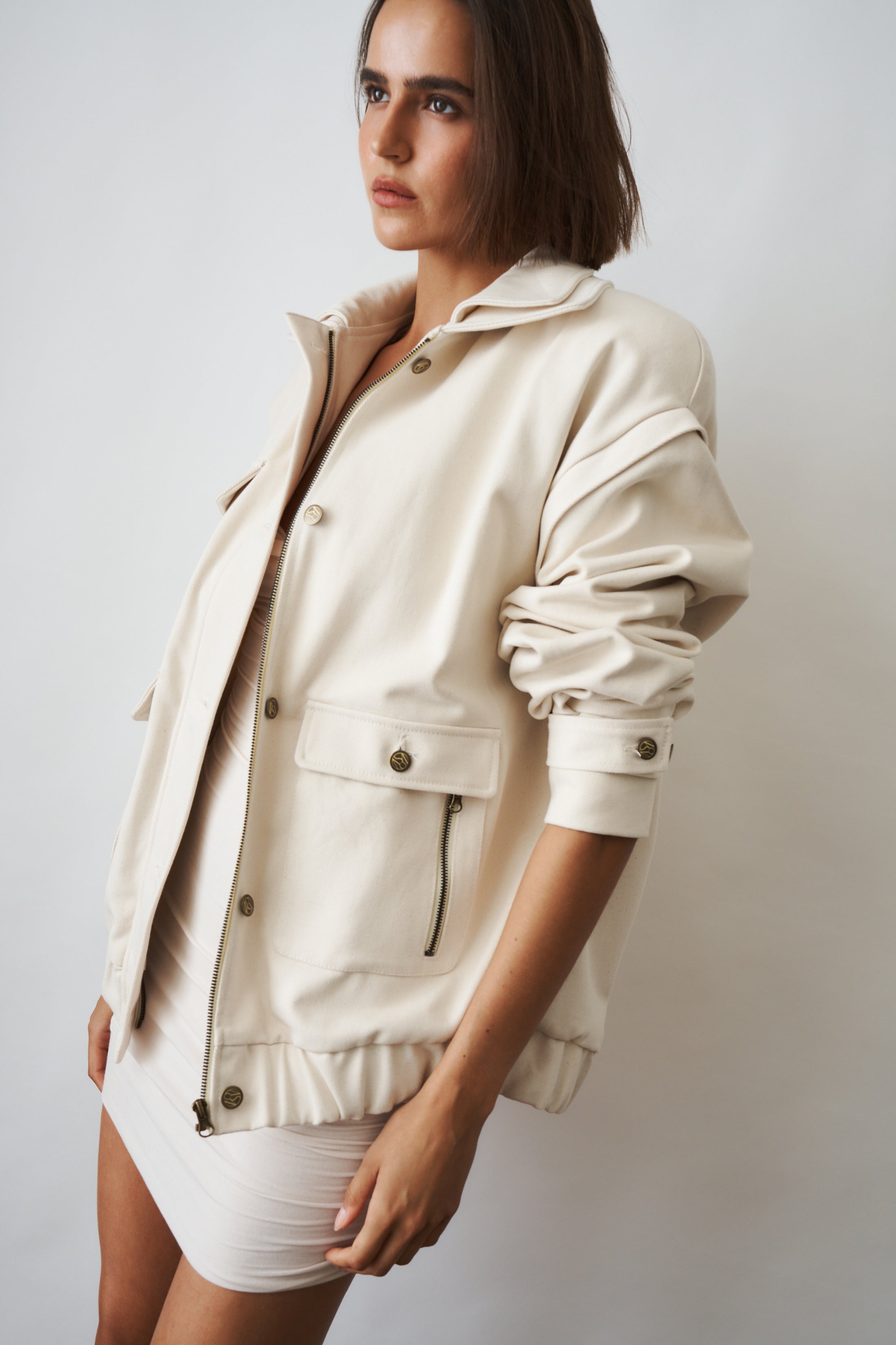 Denim Jacket Eggshell