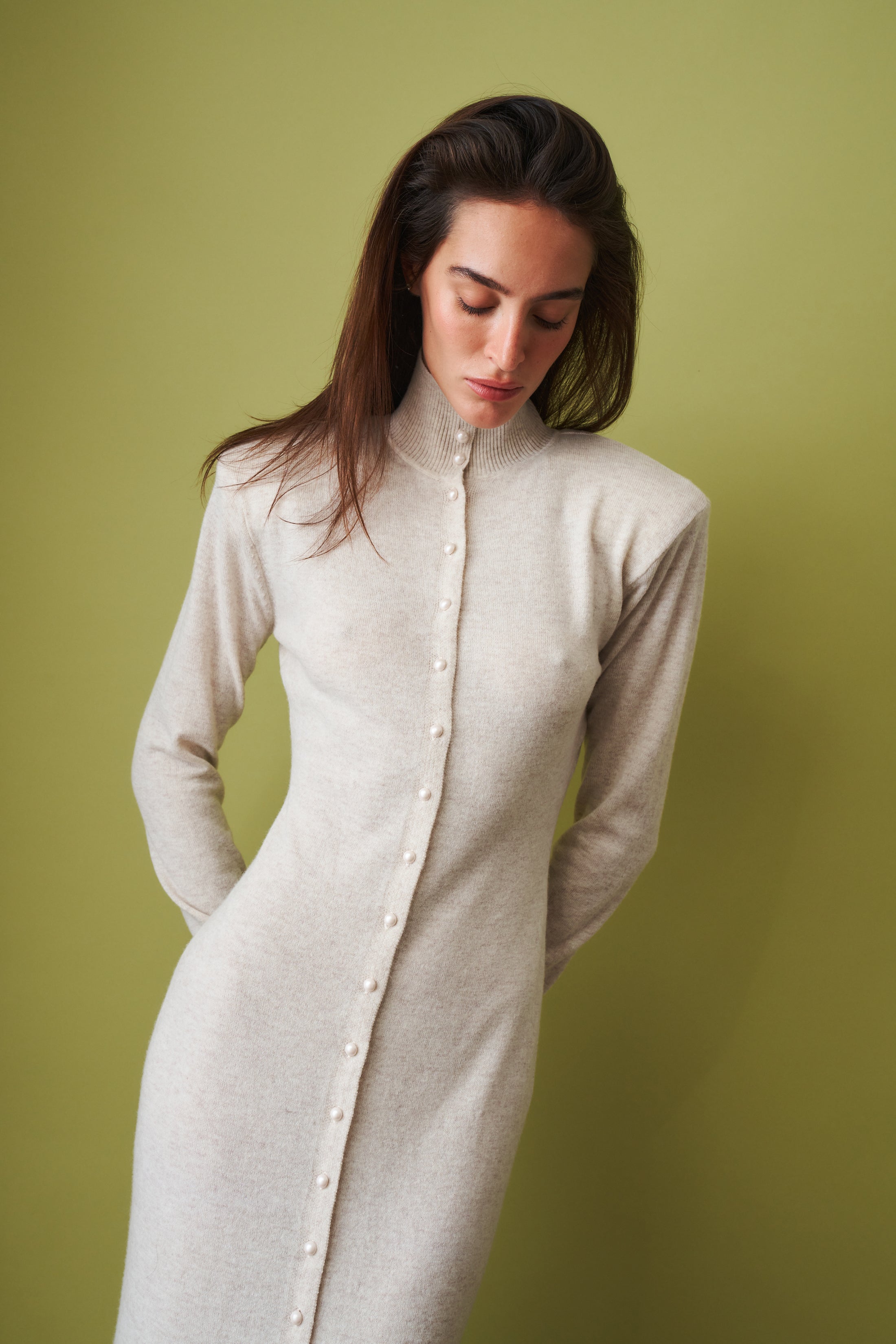 Knitted Polo Dress - DÉSORDRE