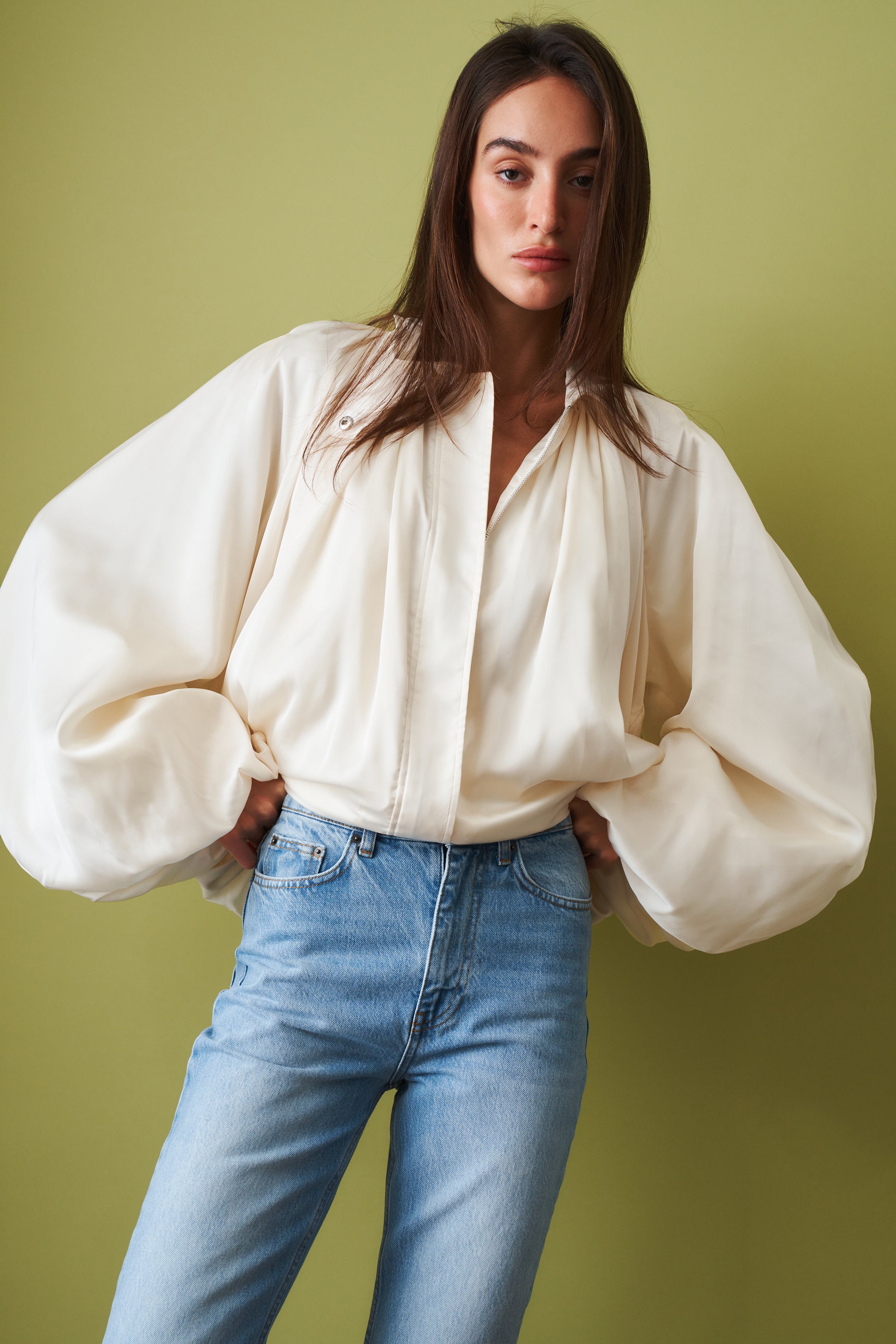 Chiffon Bomber Jacket - DÉSORDRE
