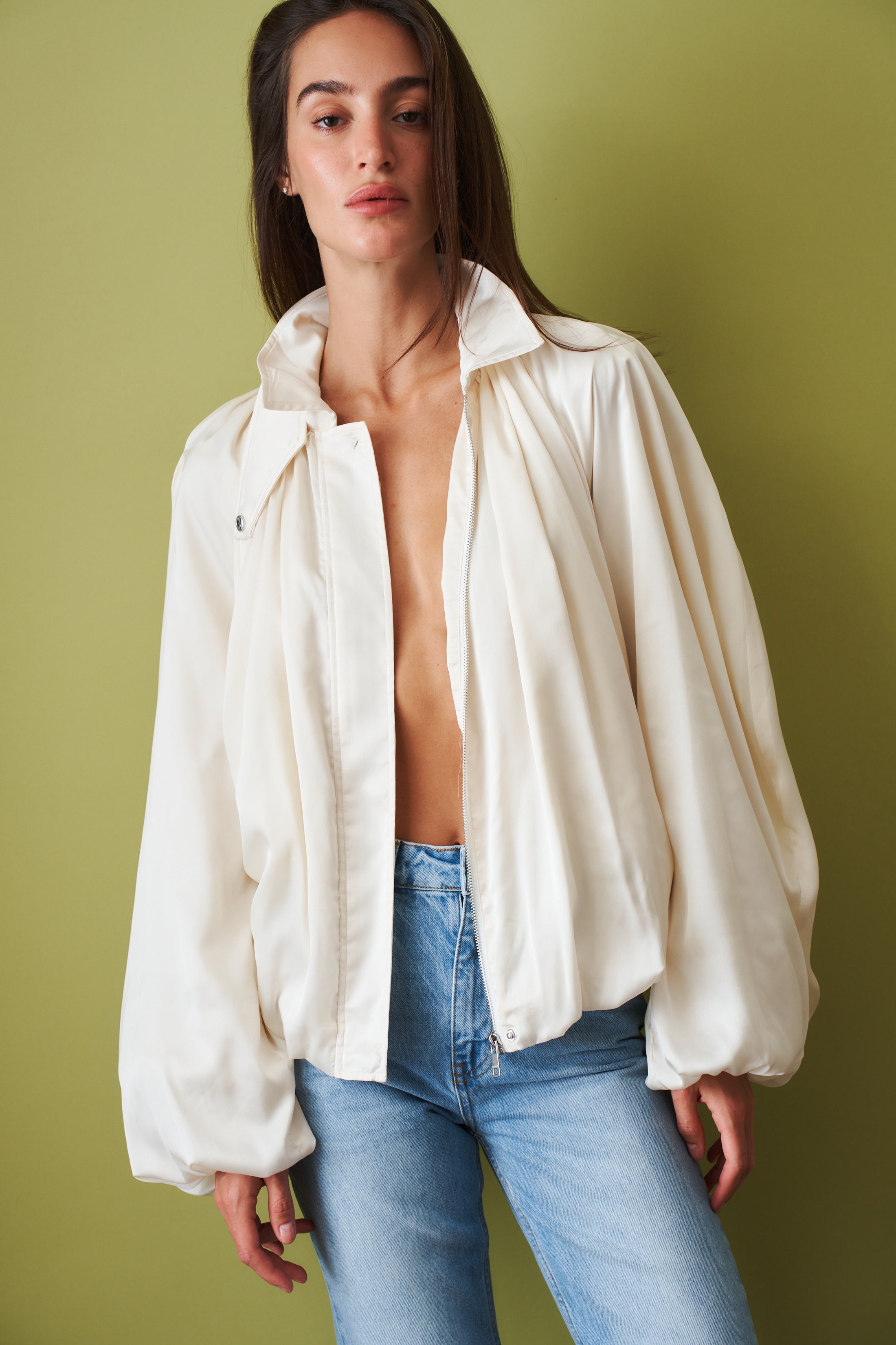 Chiffon Bomber Jacket - DÉSORDRE
