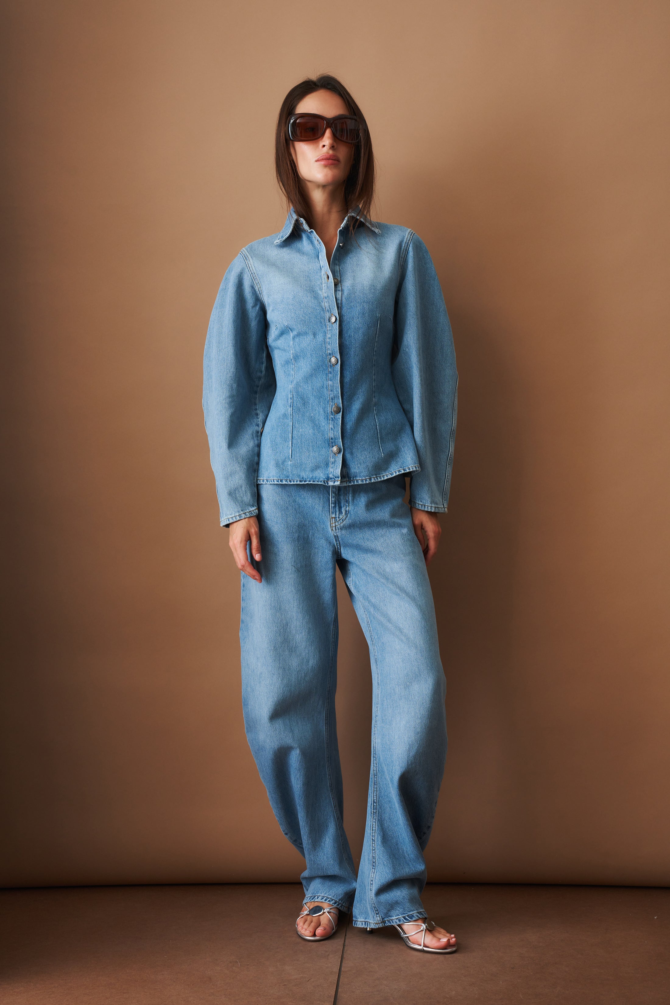 Denim Fitted Shirt - DÉSORDRE