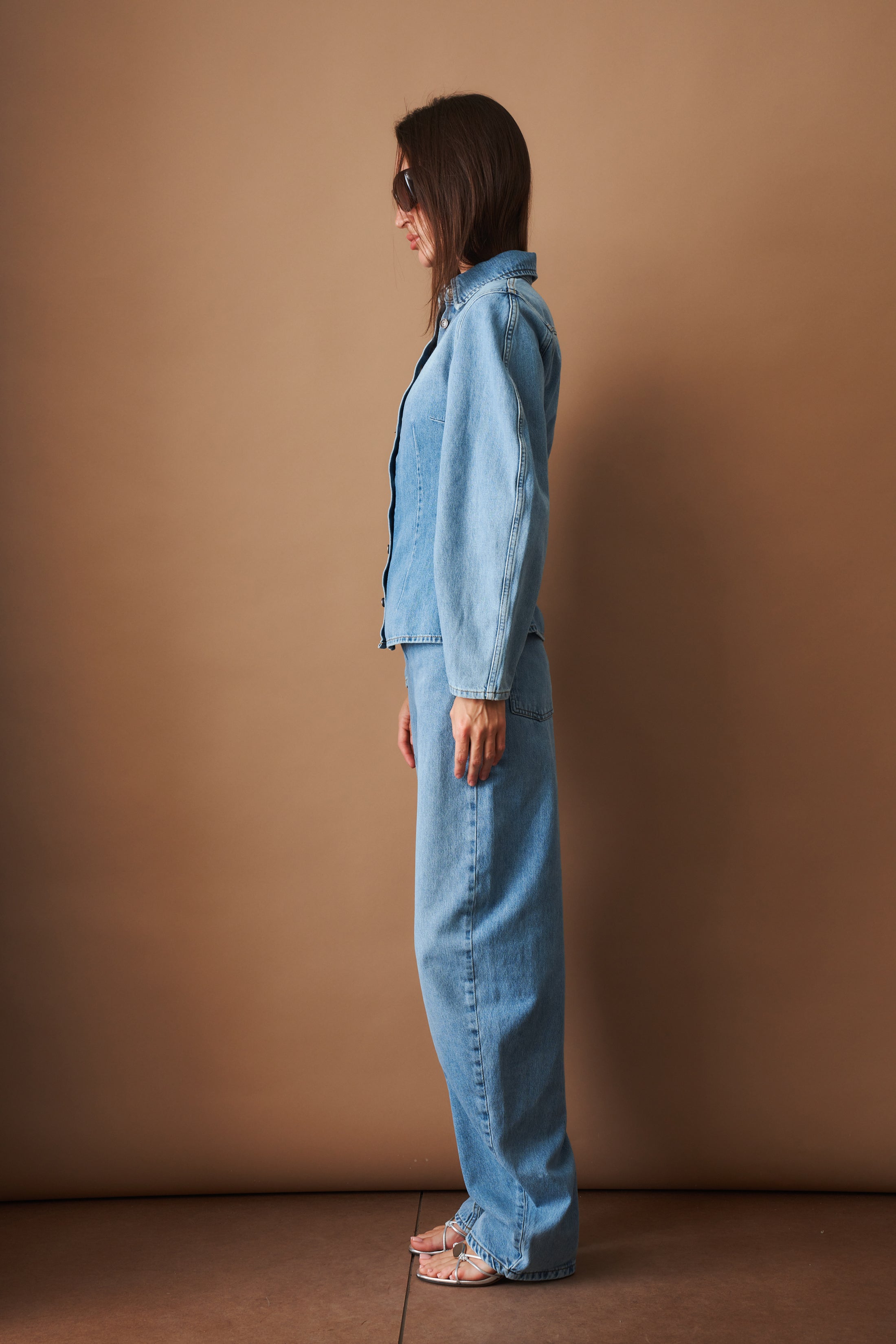 Denim Fitted Shirt - DÉSORDRE