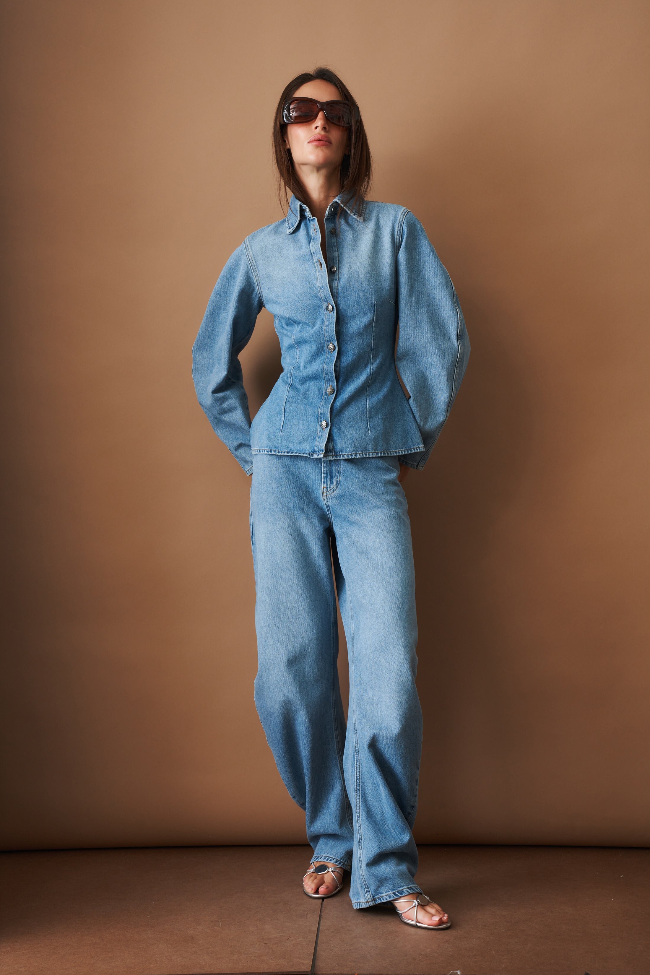 Denim Fitted Shirt - DÉSORDRE