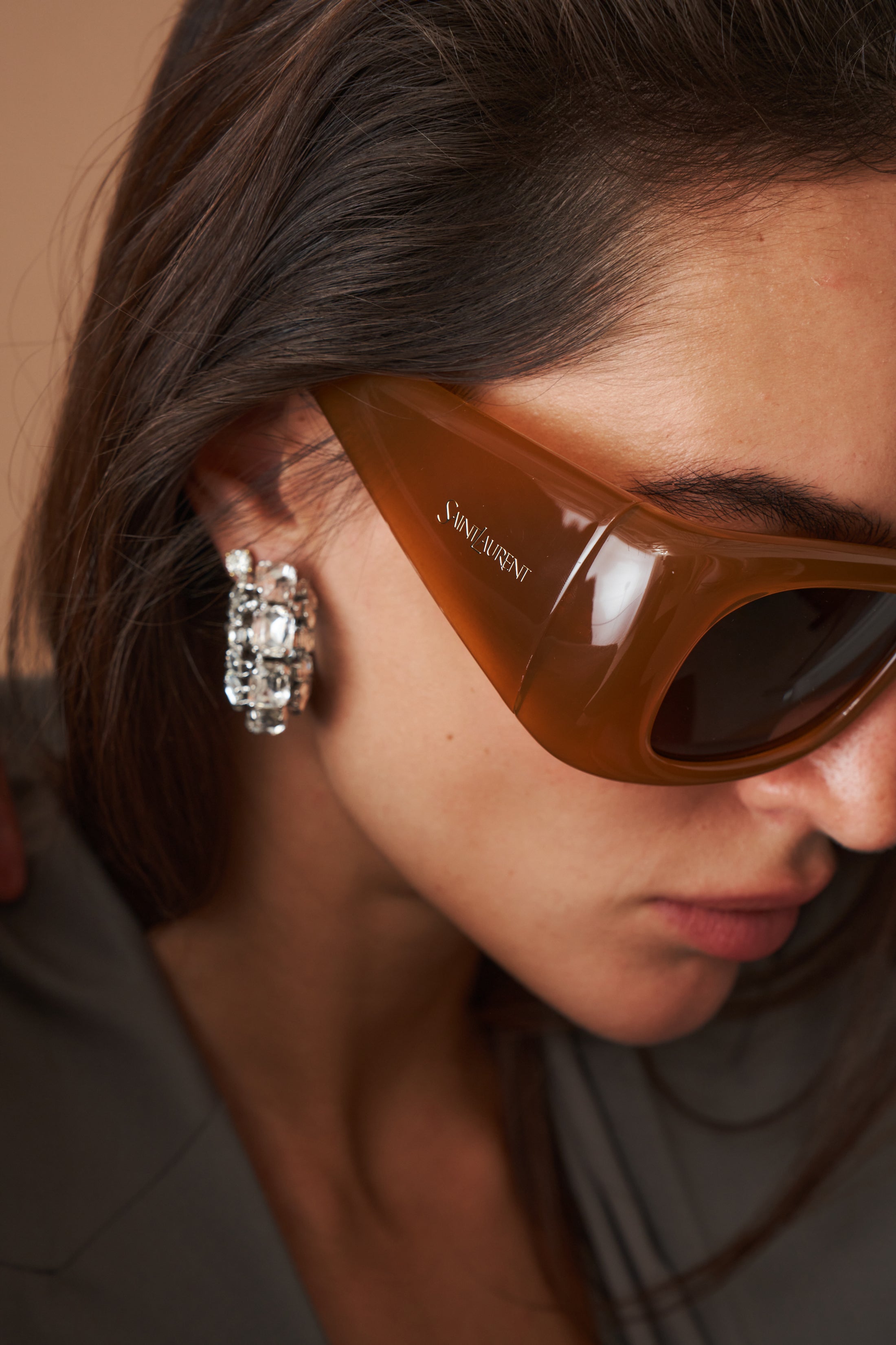 Square Howl Mustard Sunglasses - DÉSORDRE