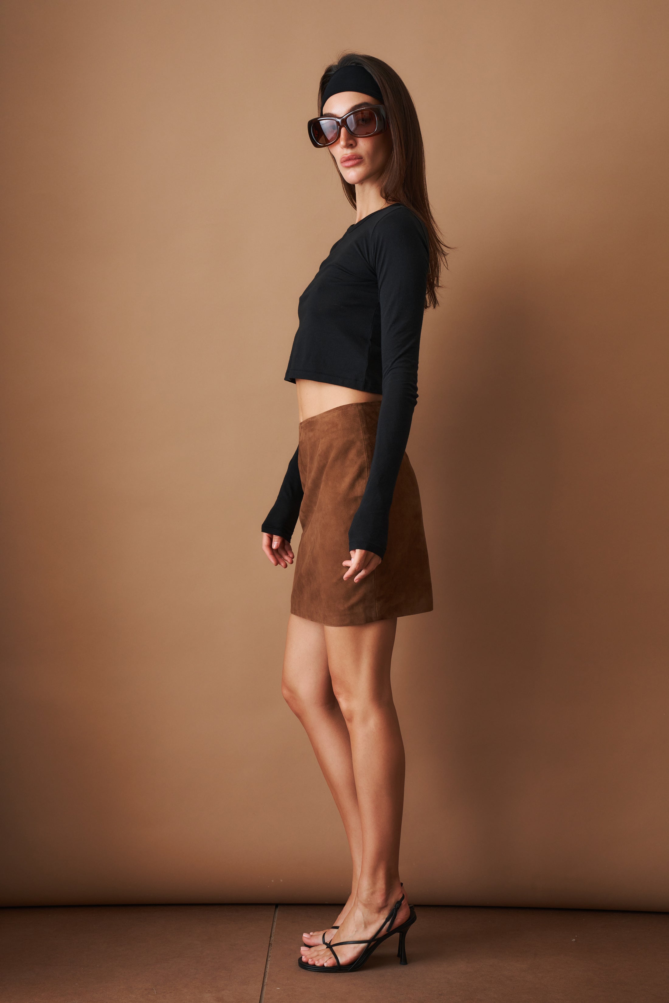 Suede Mini Skirt - DÉSORDRE