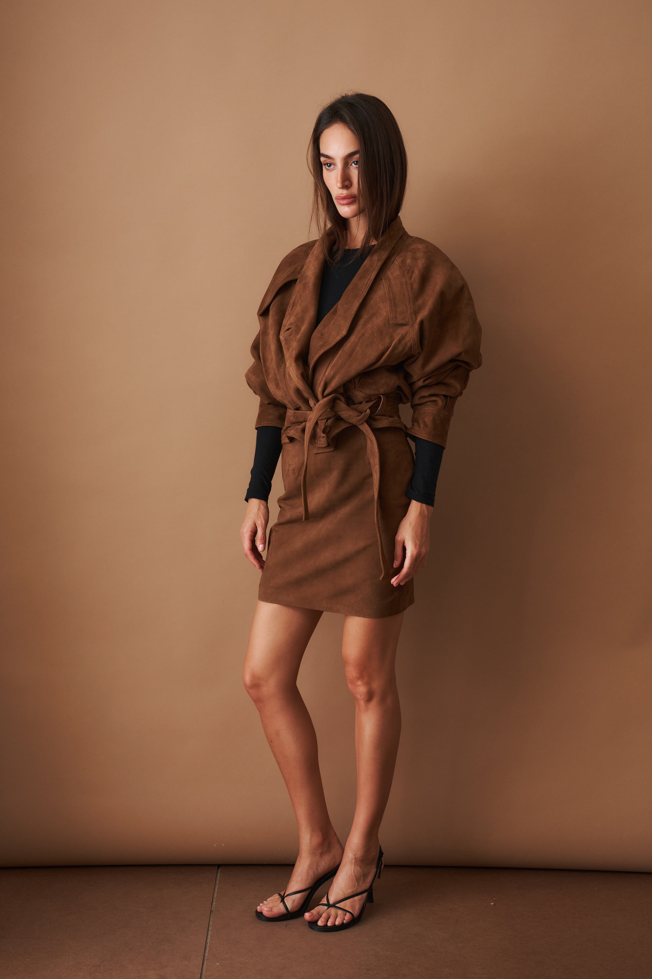 Suede Bomber Jacket - DÉSORDRE