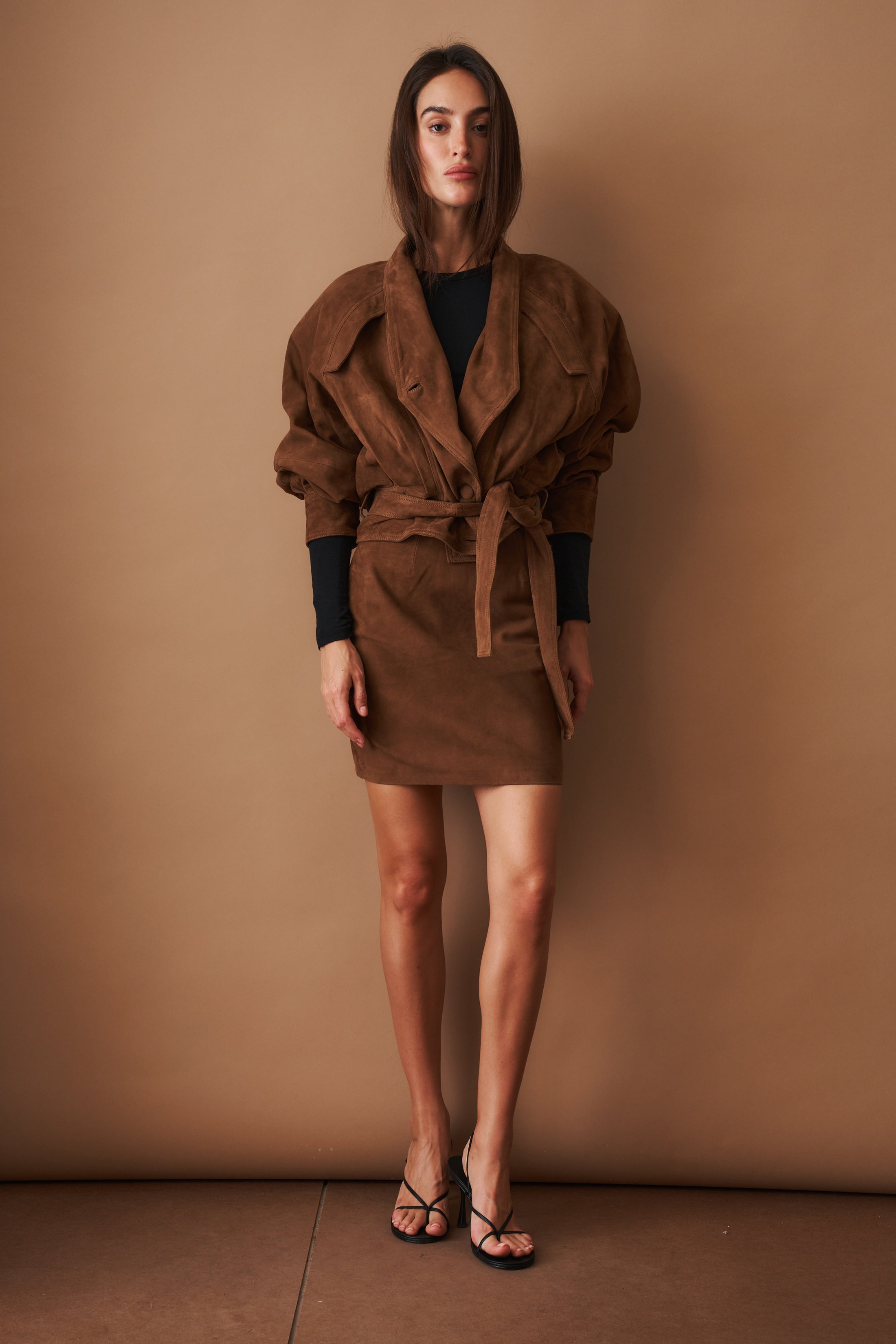 Suede Bomber Jacket - DÉSORDRE