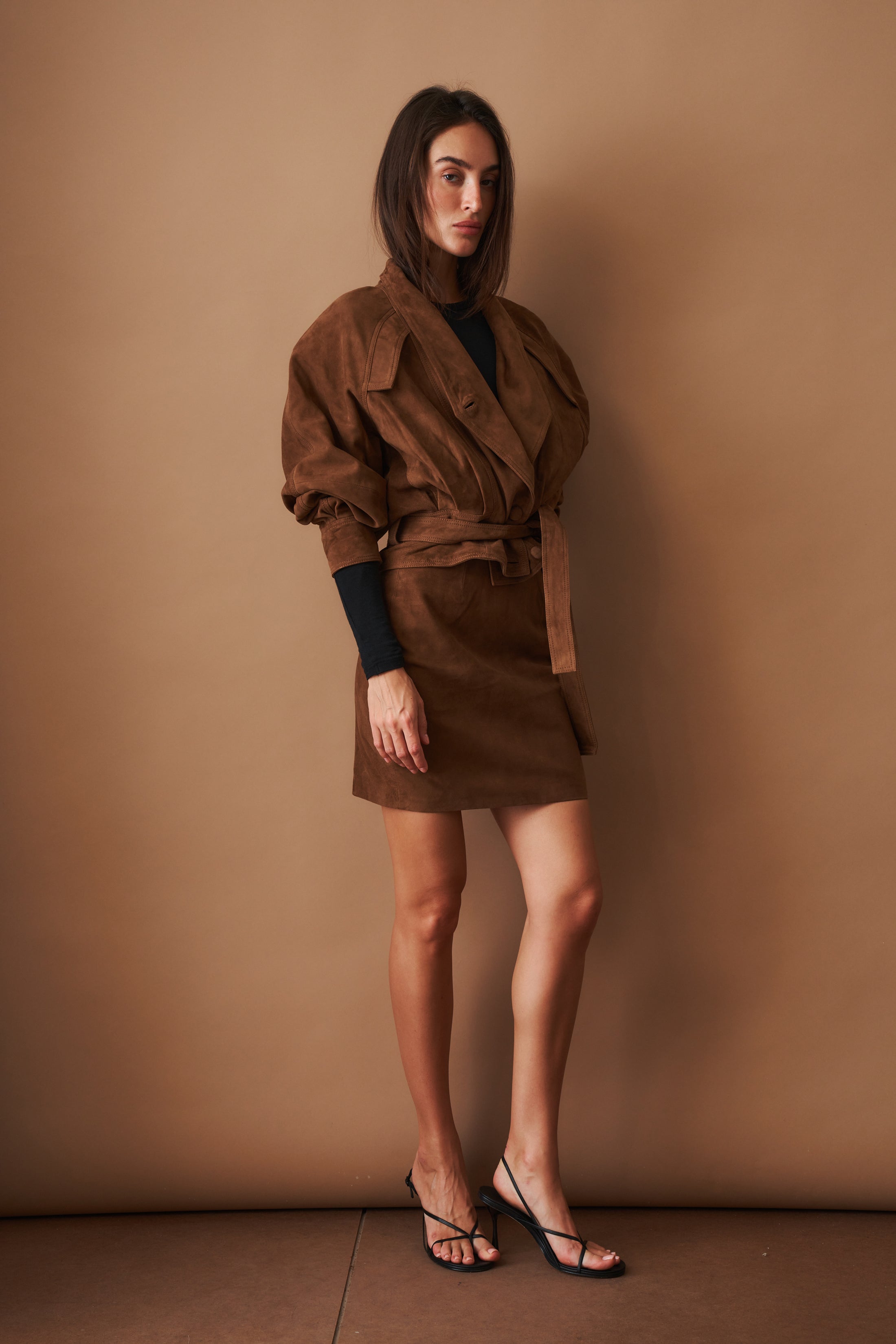 Suede Bomber Jacket - DÉSORDRE