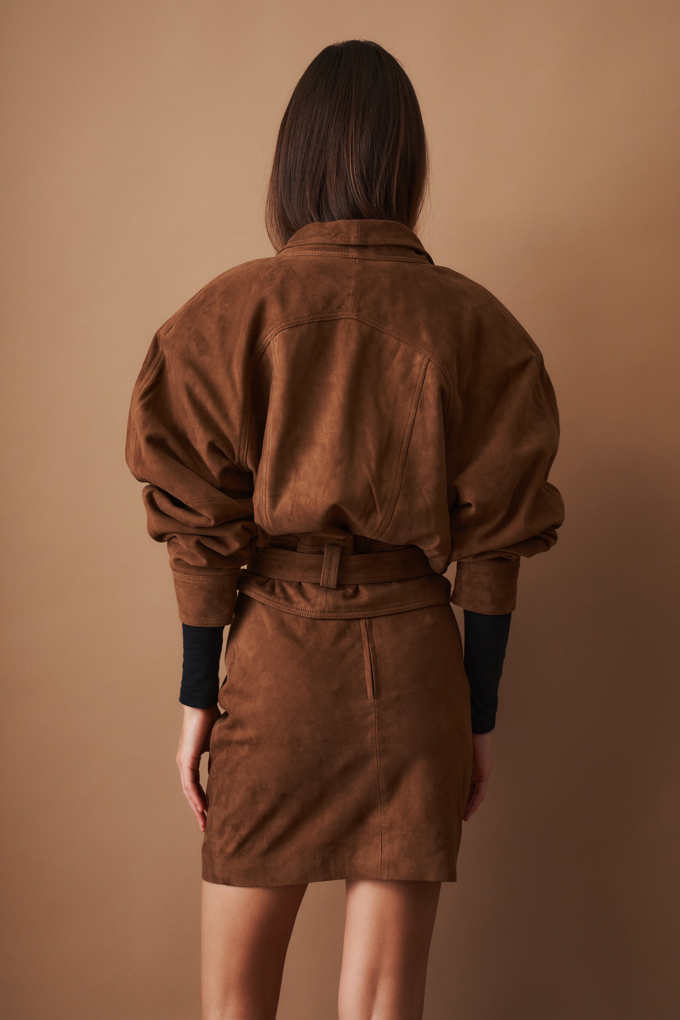 Suede Bomber Jacket - DÉSORDRE