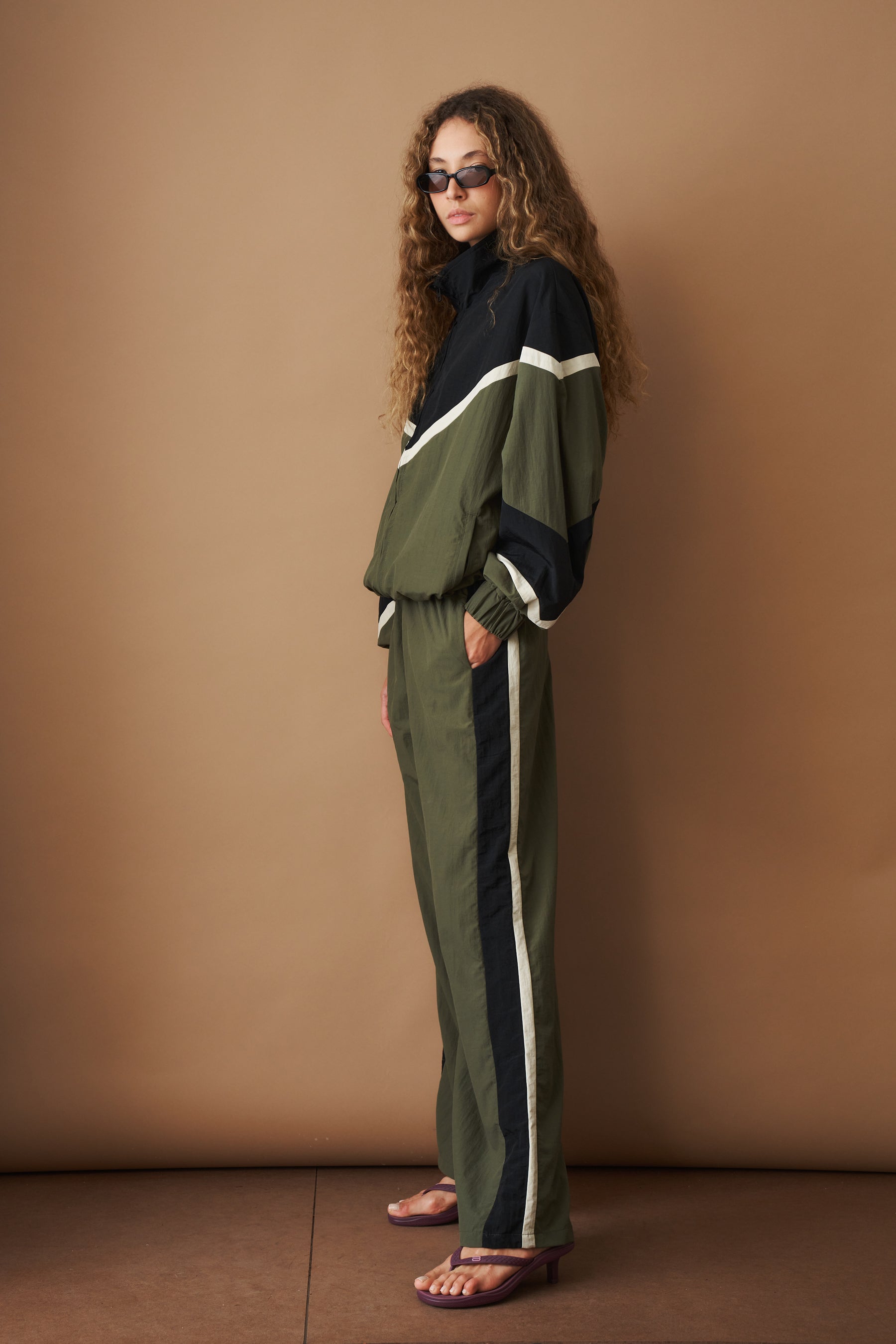 Multicolor Water Resistant Parachute Jacket - DÉSORDRE
