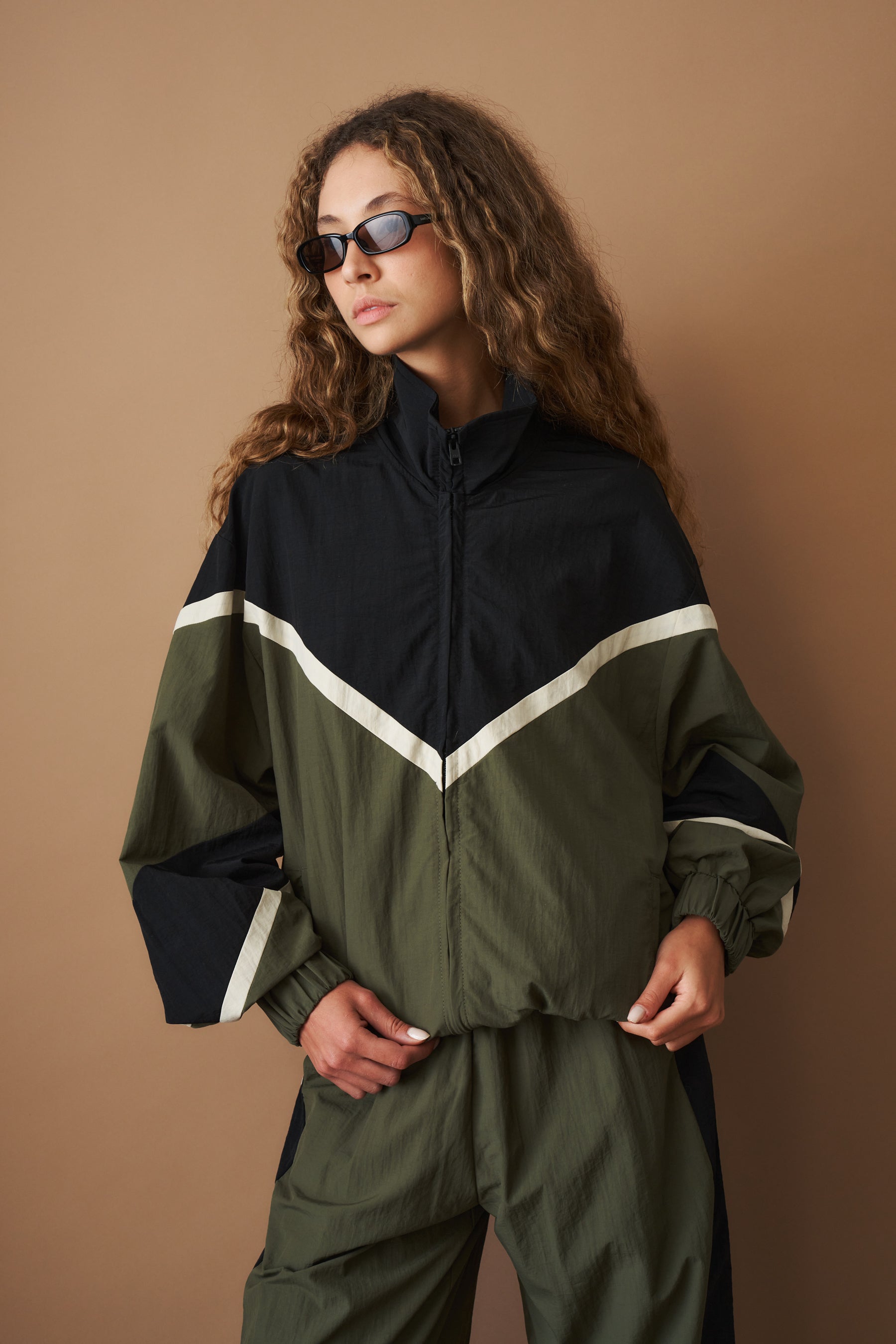 Multicolor Water Resistant Parachute Jacket - DÉSORDRE