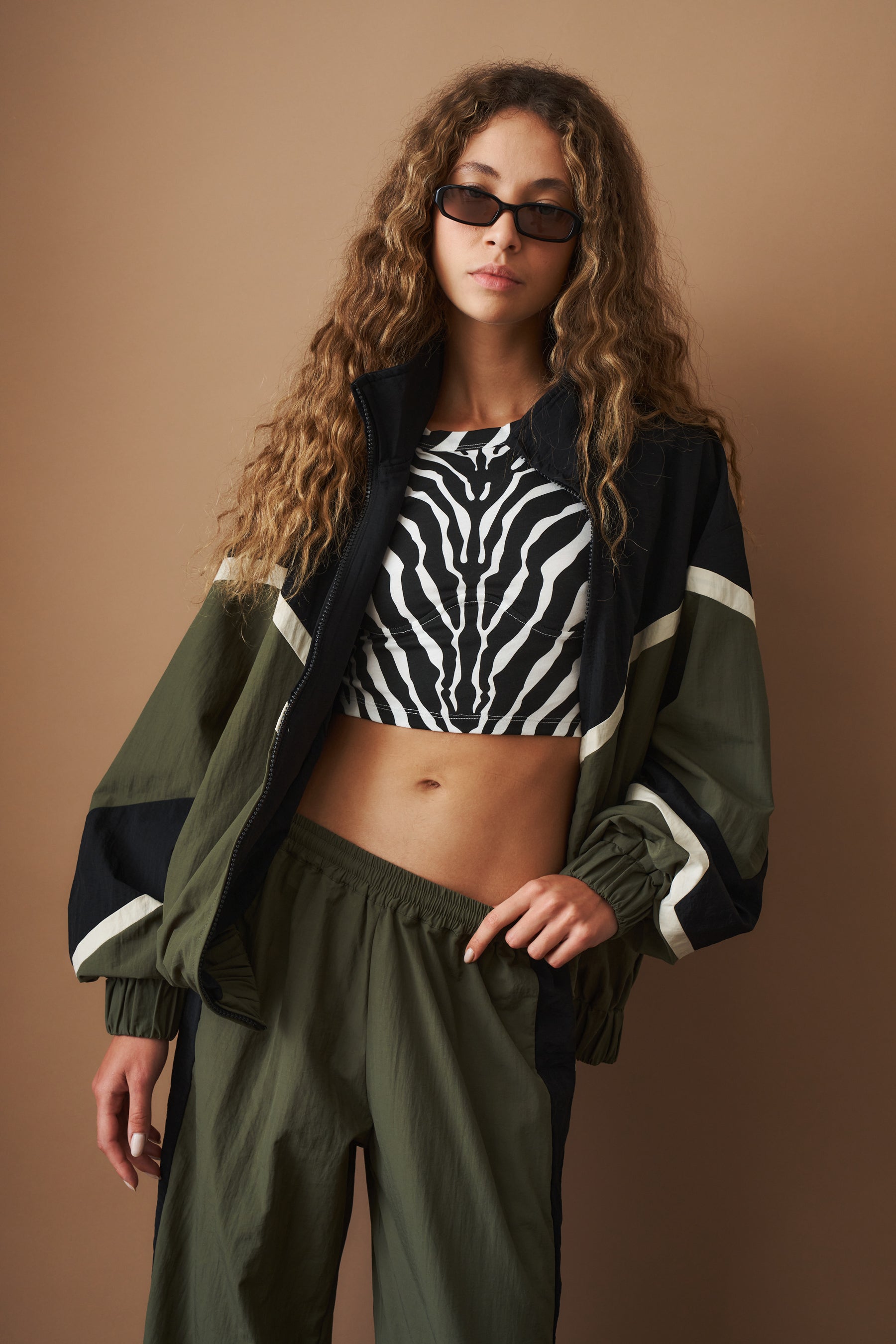 Multicolor Water Resistant Parachute Jacket - DÉSORDRE