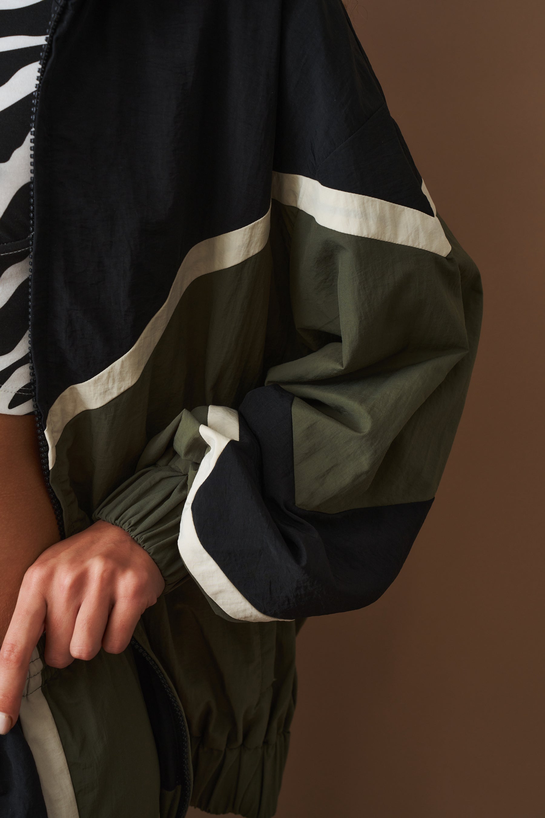 Multicolor Water Resistant Parachute Jacket - DÉSORDRE