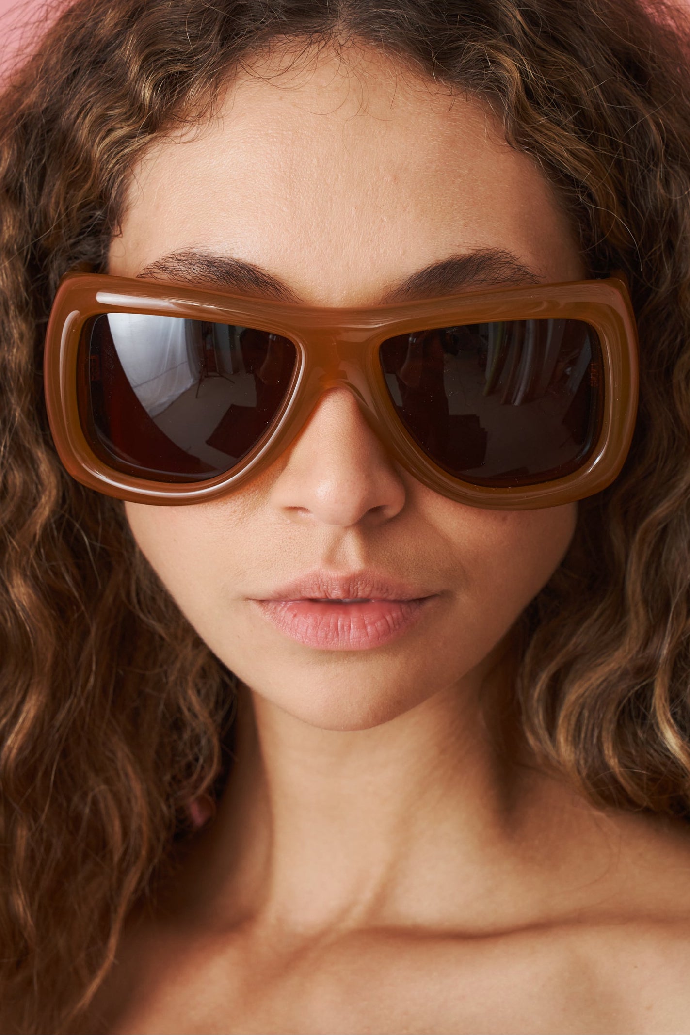 Square Howl Yellow Sunglasses