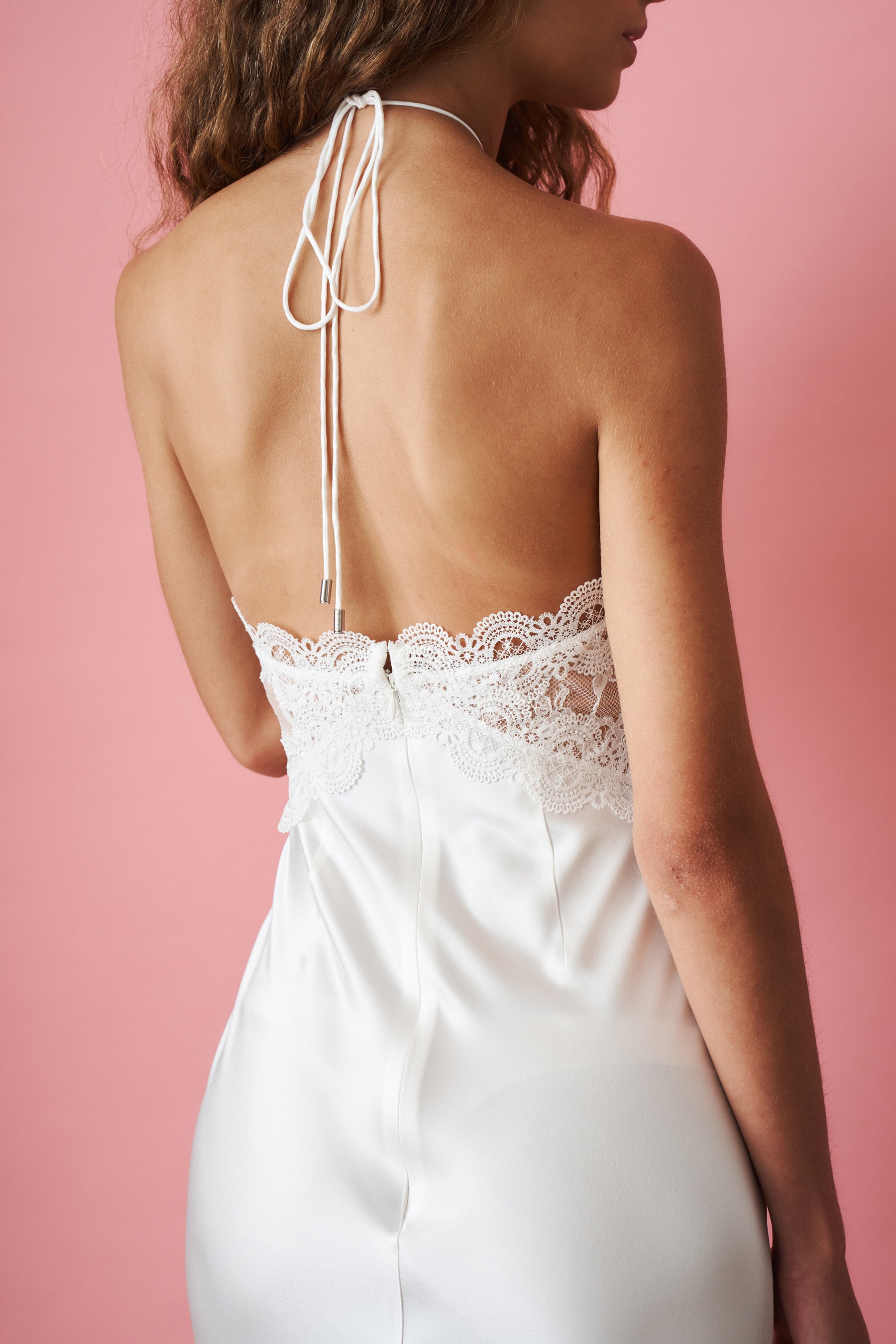 Costanza Ivory Lace Dress - DÉSORDRE