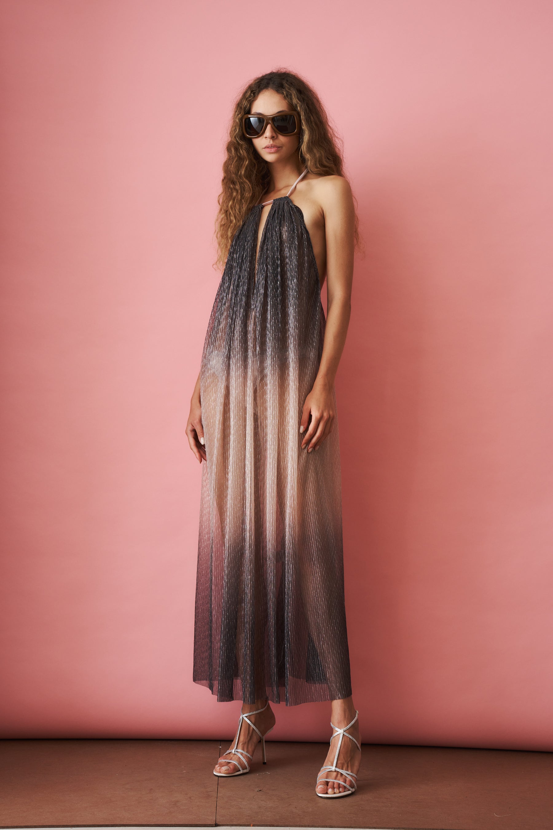 Daphne Dress Smoke Moonlight - DÉSORDRE