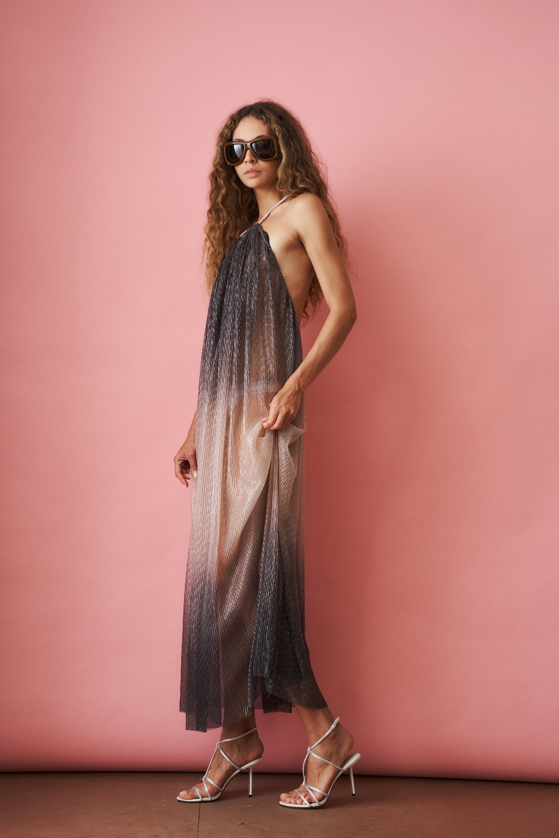Daphne Dress Smoke Moonlight - DÉSORDRE
