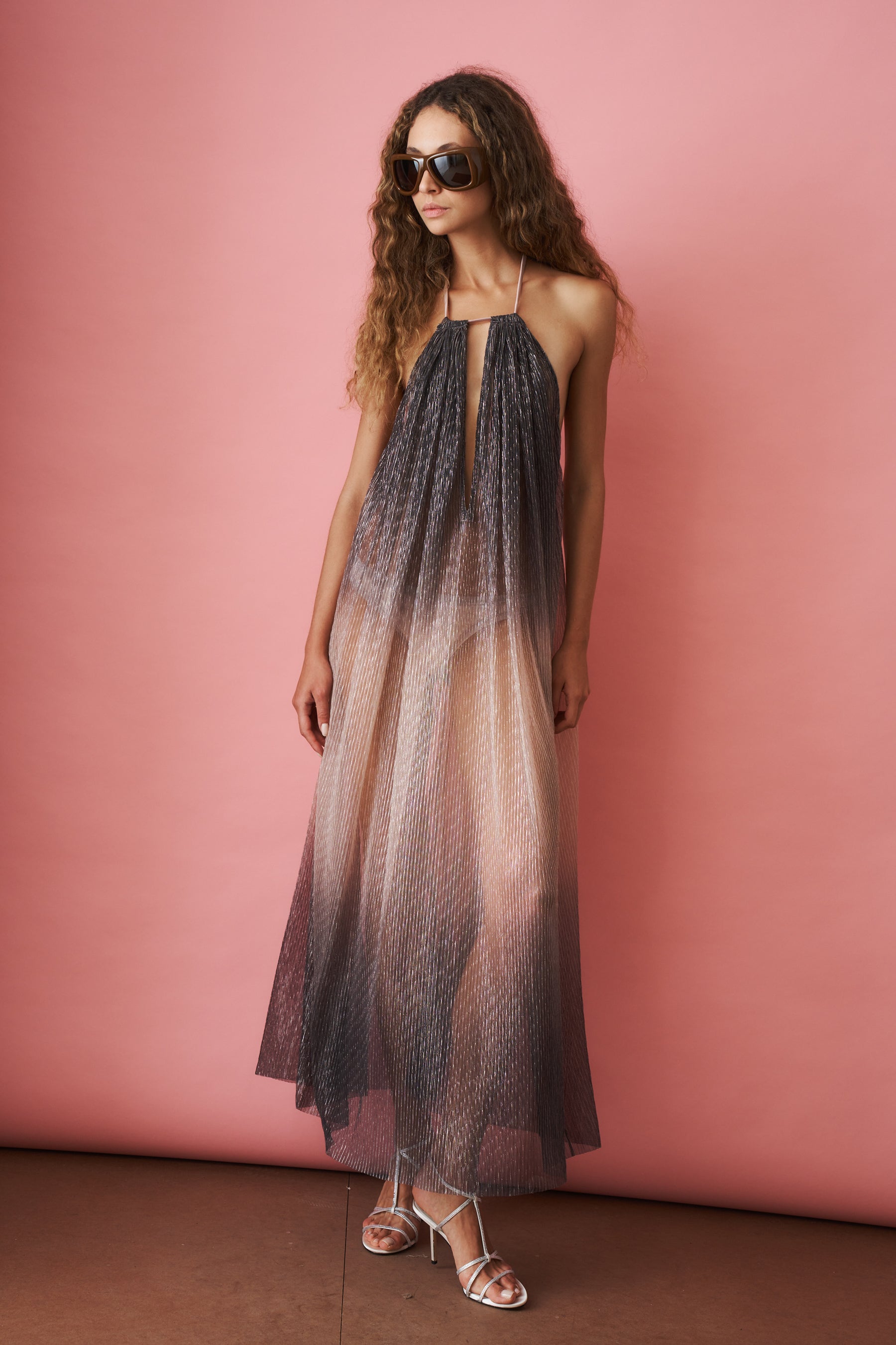 Daphne Dress Smoke Moonlight - DÉSORDRE