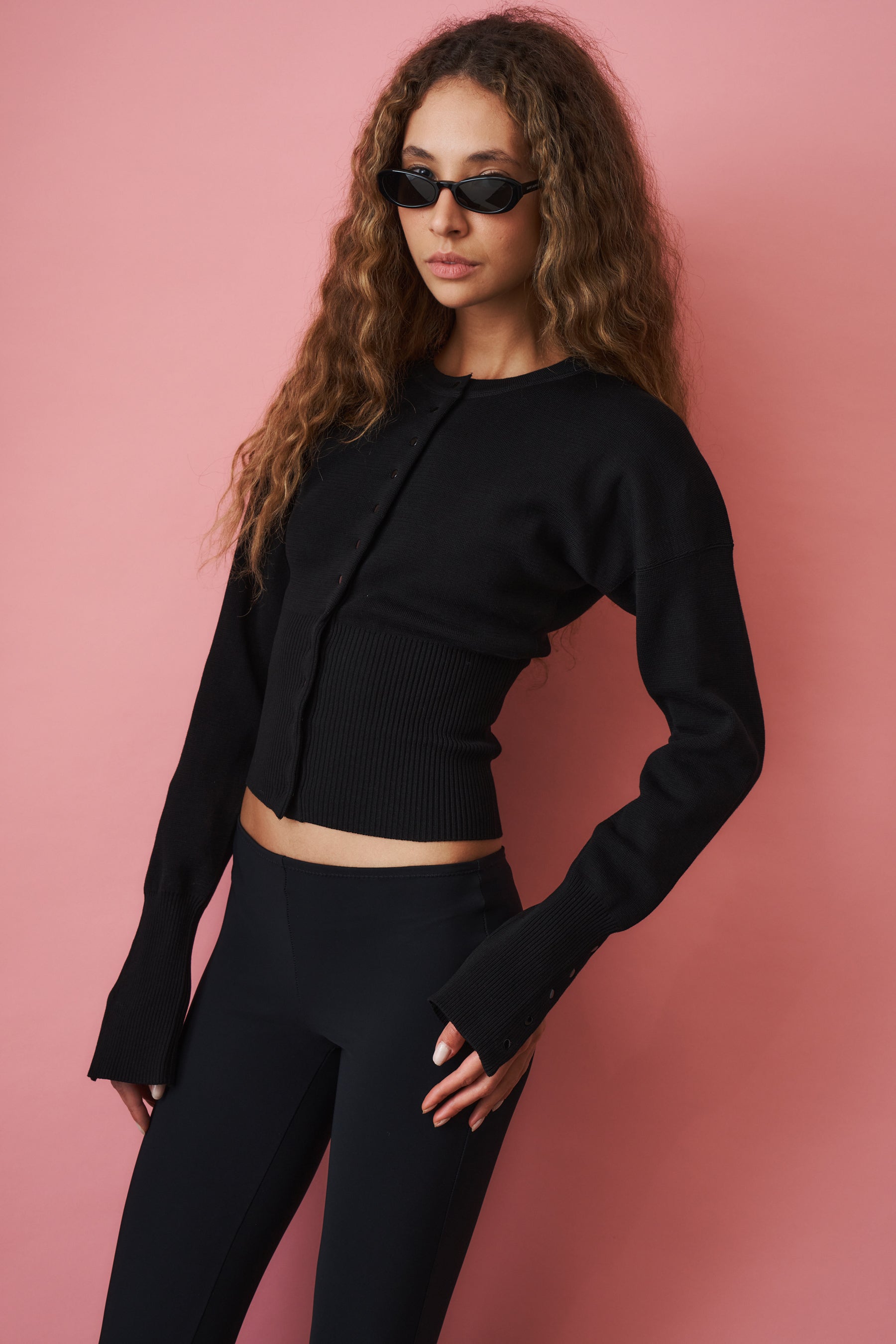 The Weekend Knit Cardigan Black - DÉSORDRE