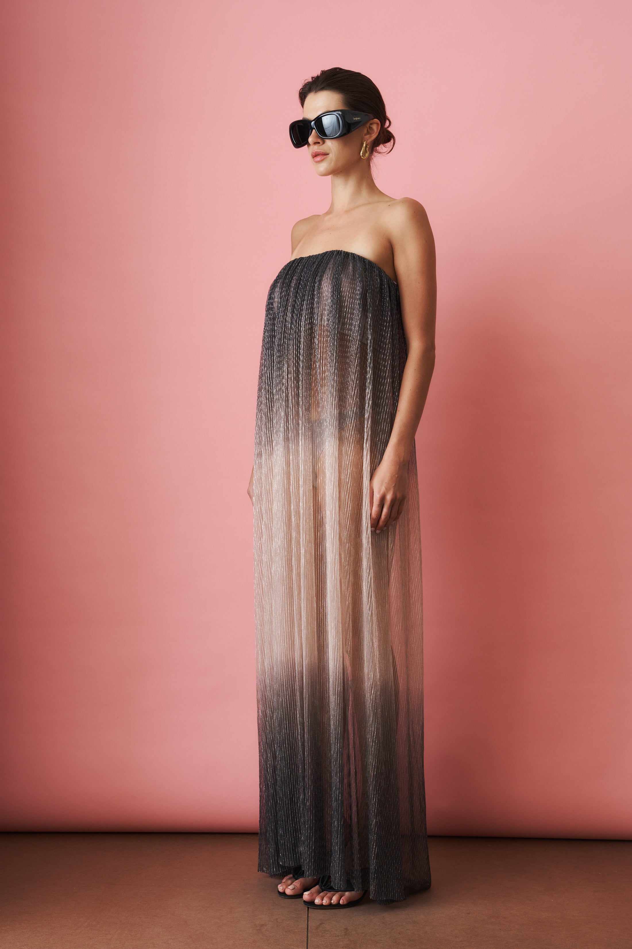 Dante Dress Smoke Moonlight - DÉSORDRE