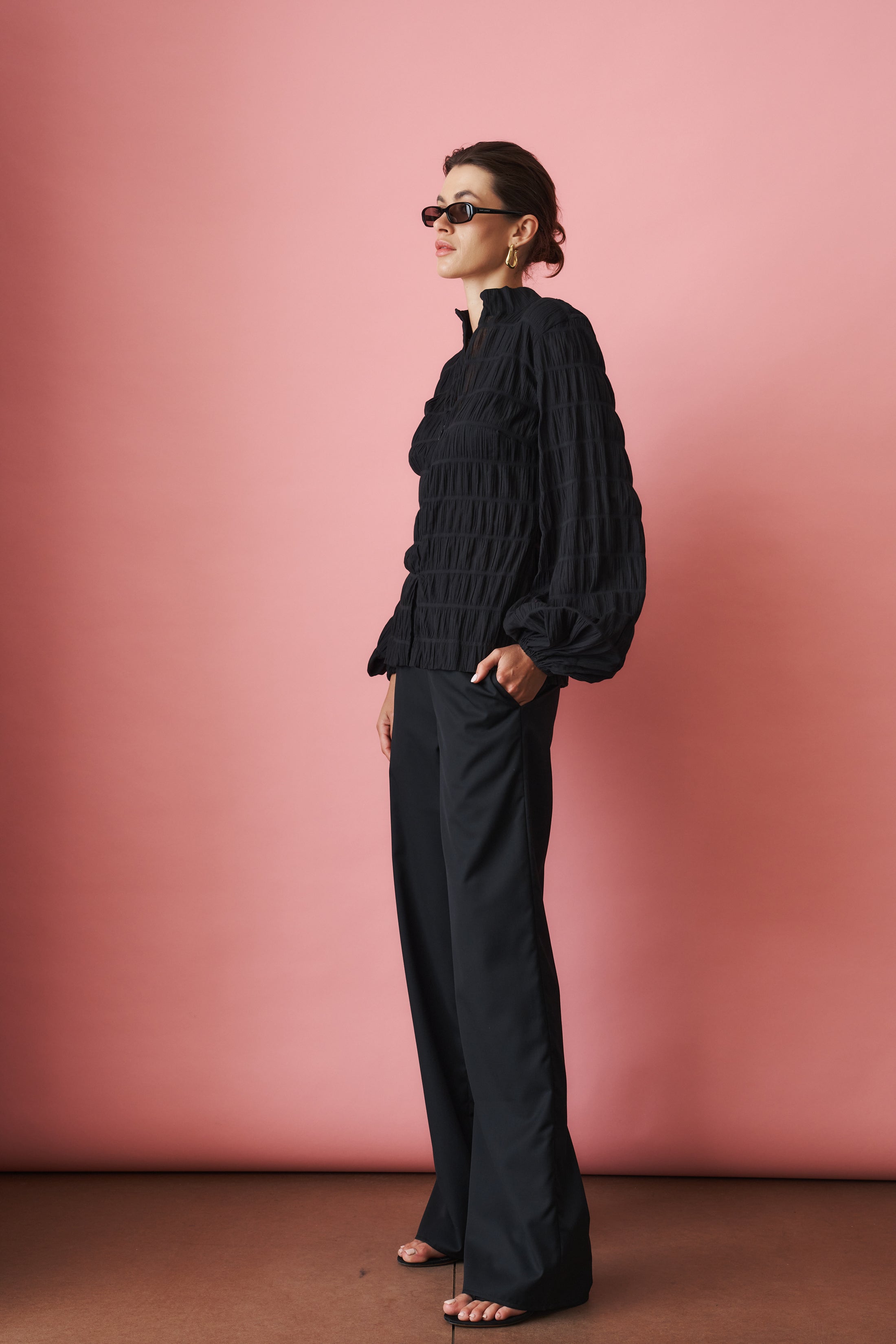 Dalila Shirt Black - DÉSORDRE